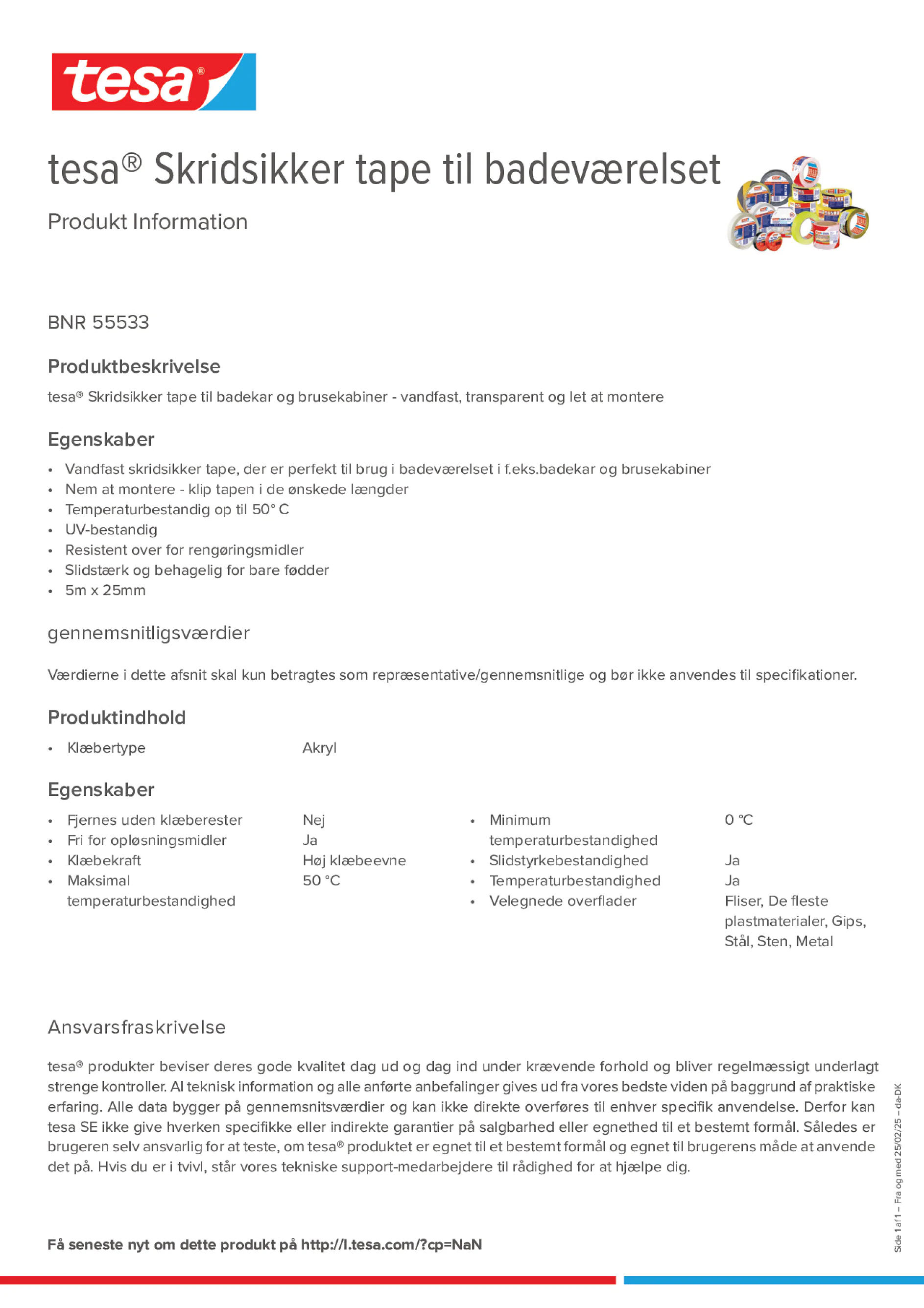 Product information_tesa® 55533_da-DK