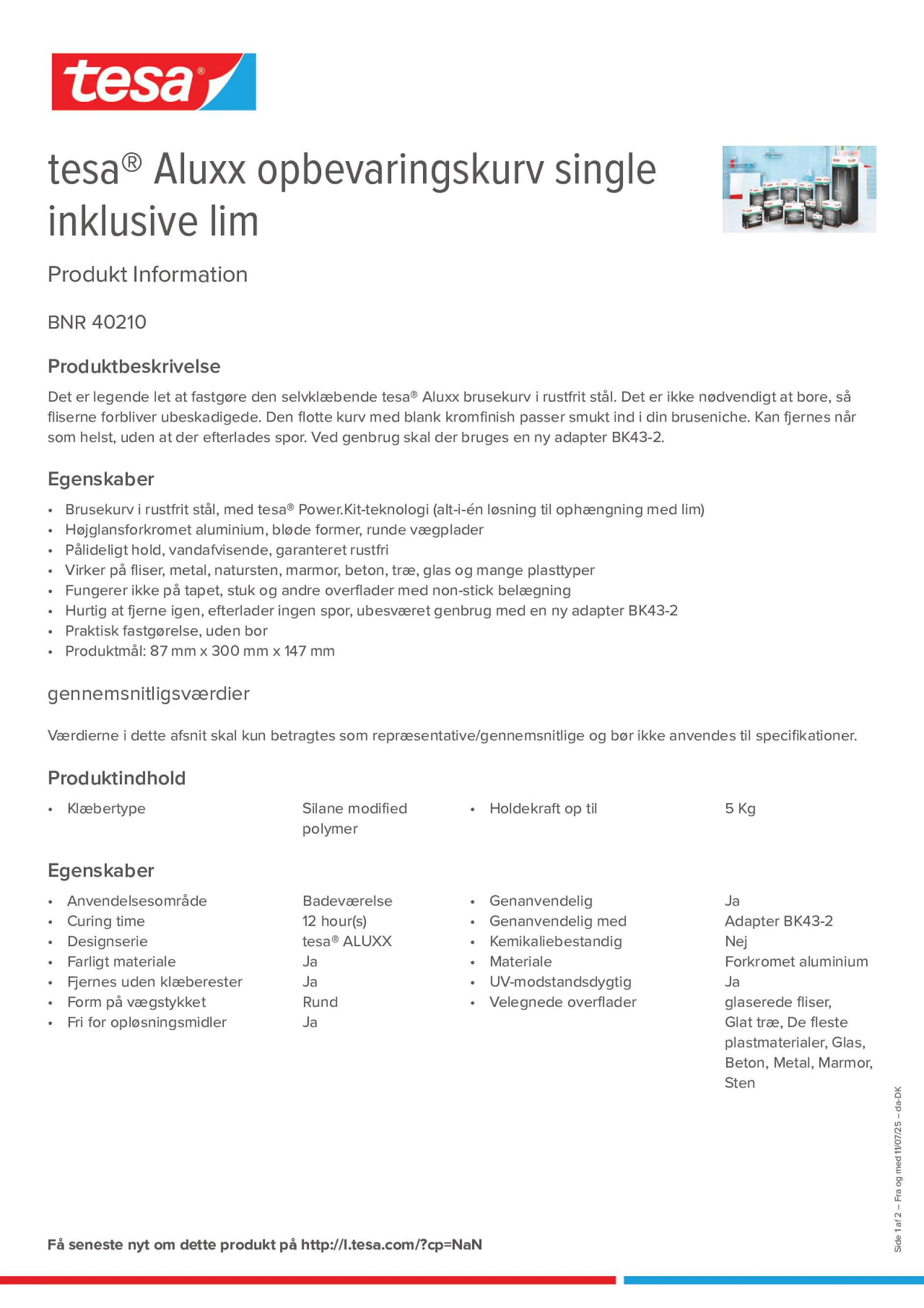 Product information_tesa® 40210_da-DK