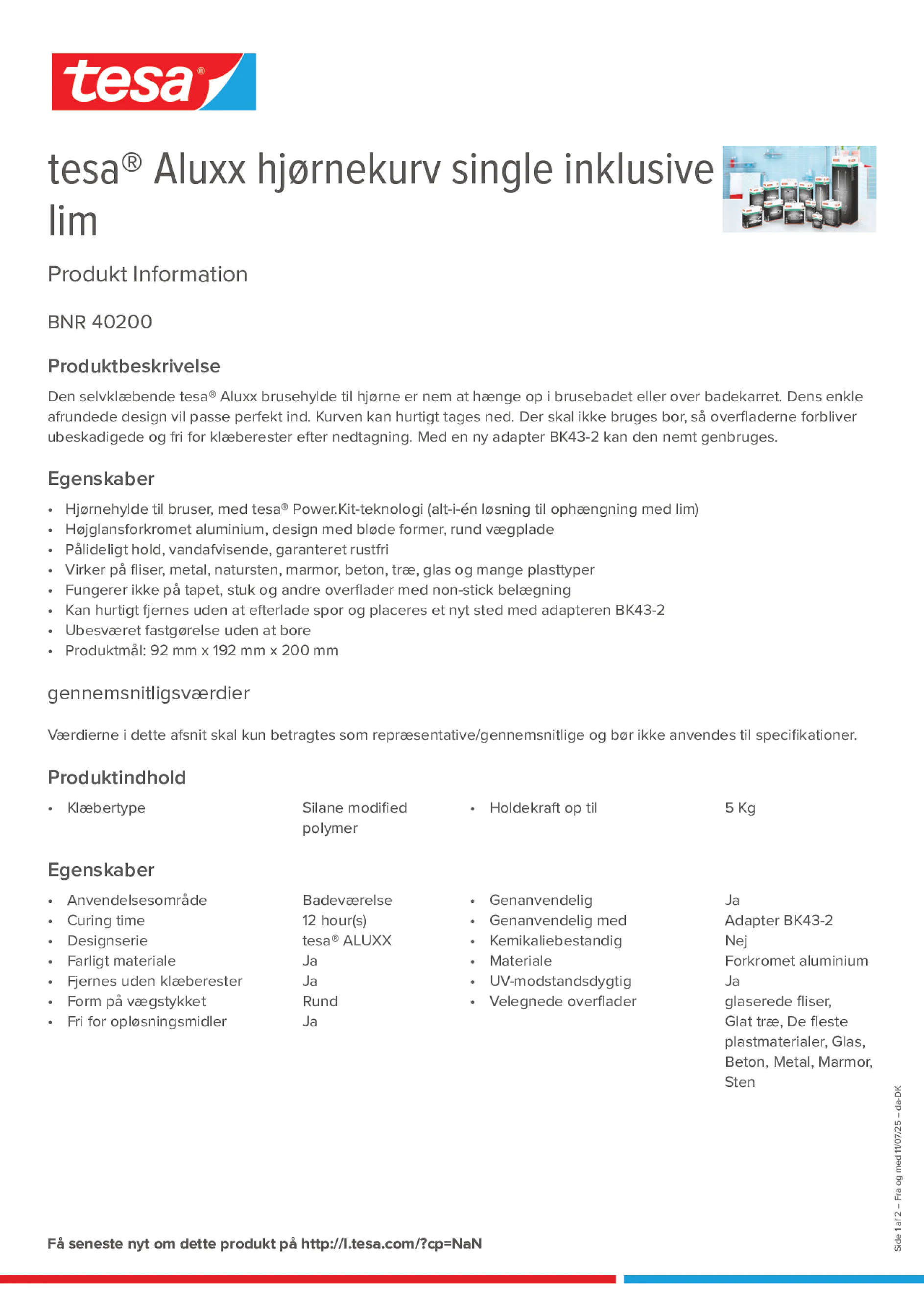 Product information_tesa® 40200_da-DK