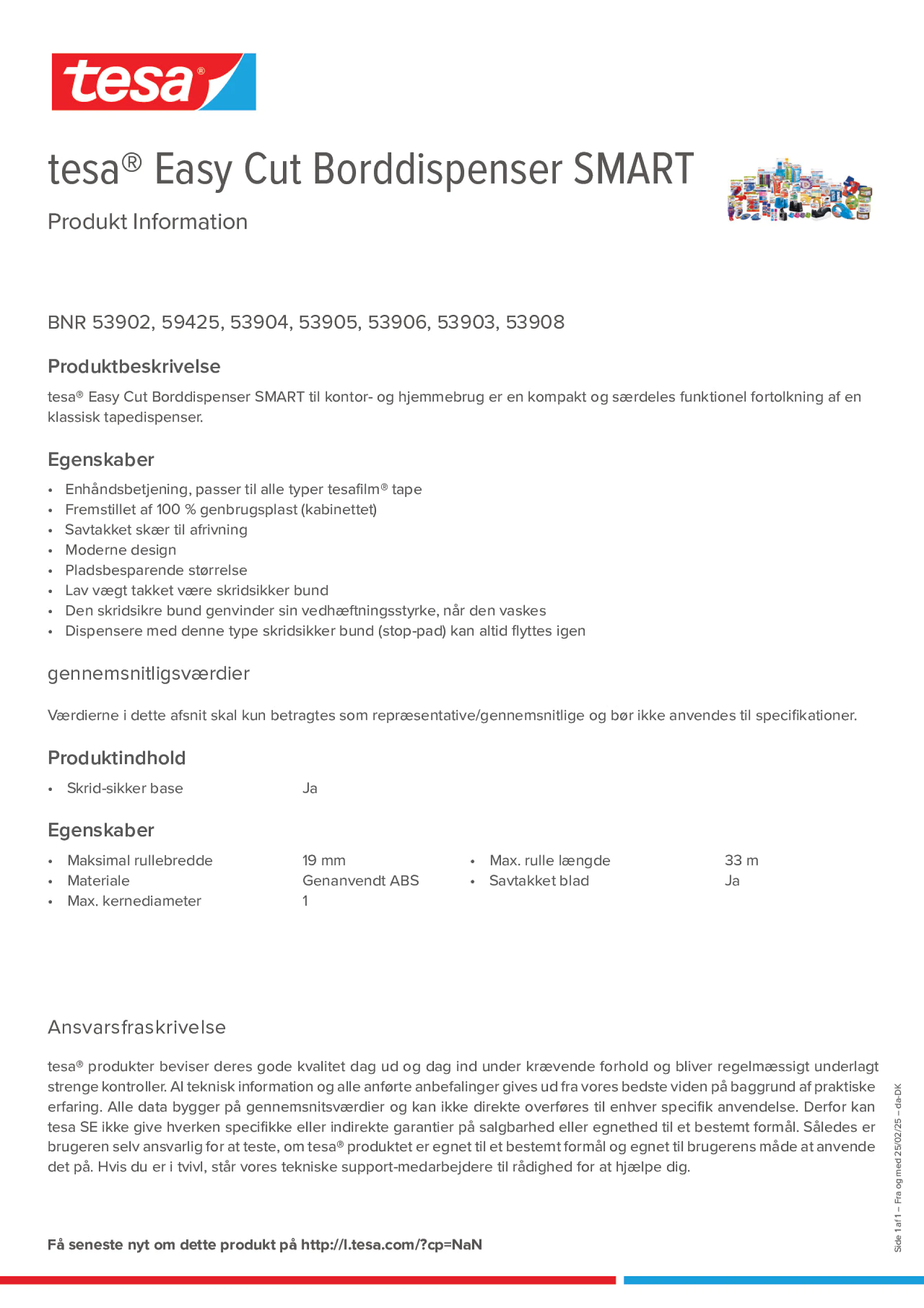 Product information_tesa® Easy Cut 53902_da-DK