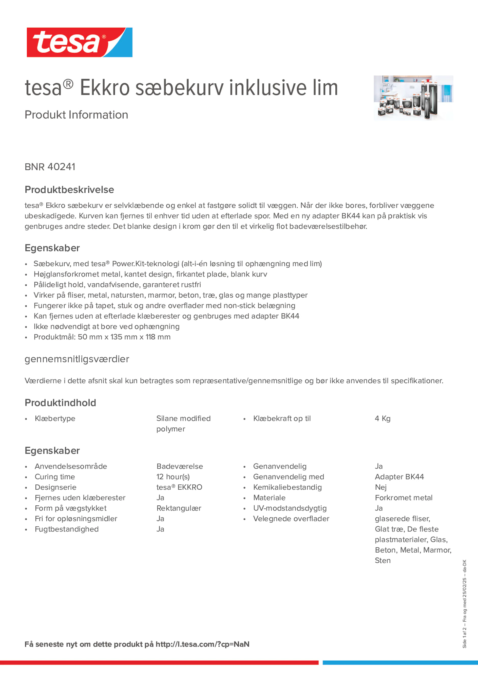 Product information_tesa® 40241_da-DK