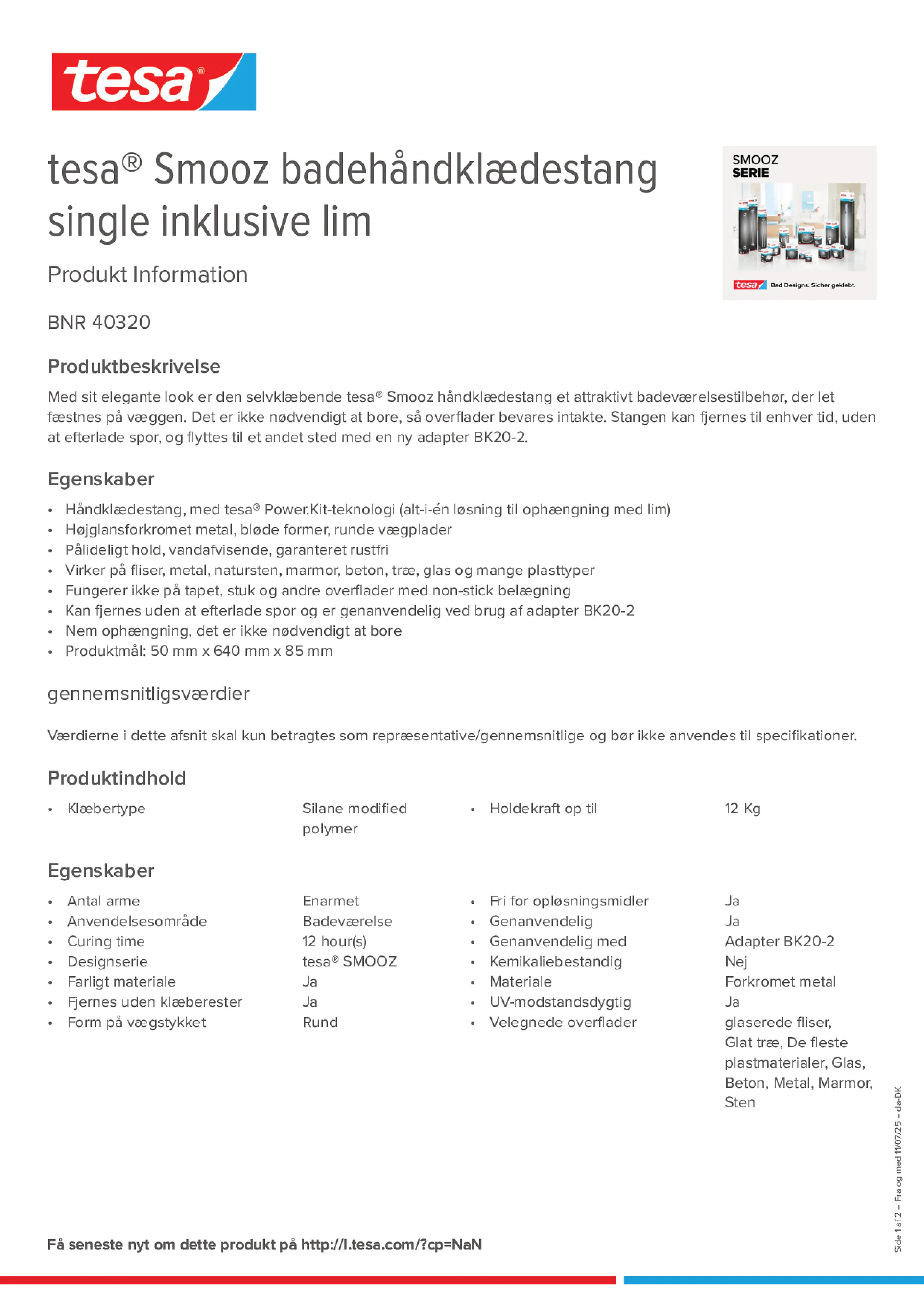 Product information_tesa® 40320_da-DK