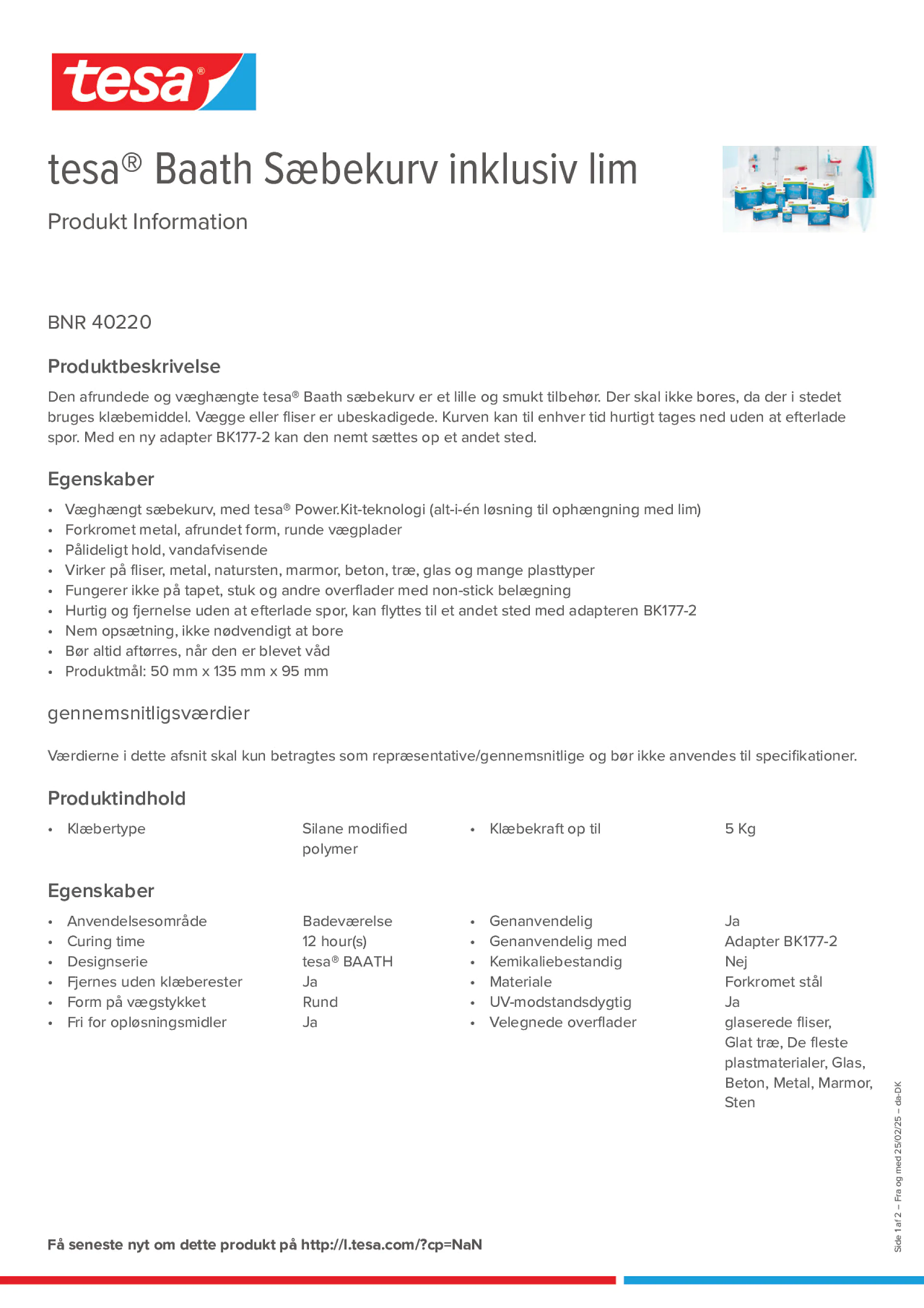 Product information_tesa® 40220_da-DK
