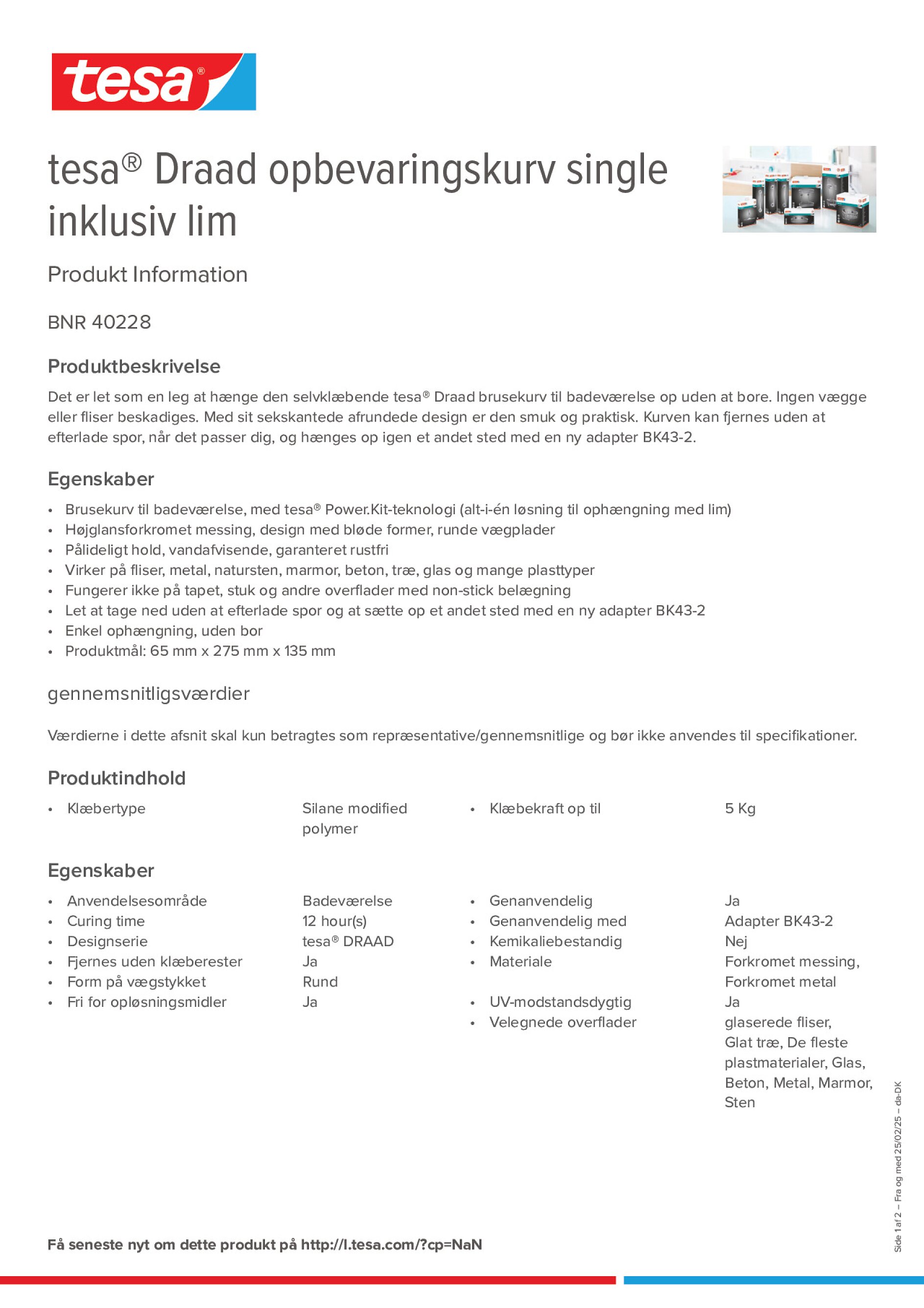 Product information_tesa® 40228_da-DK