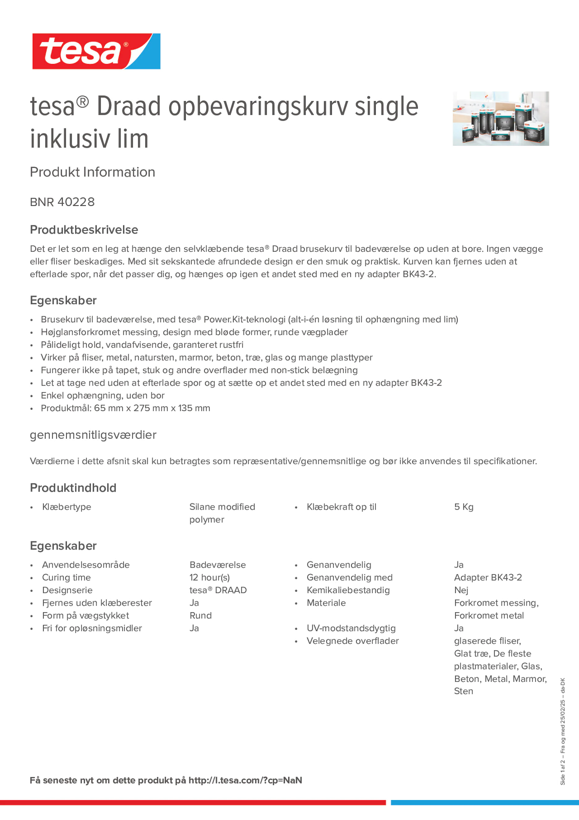 Product information_tesa® 40228_da-DK