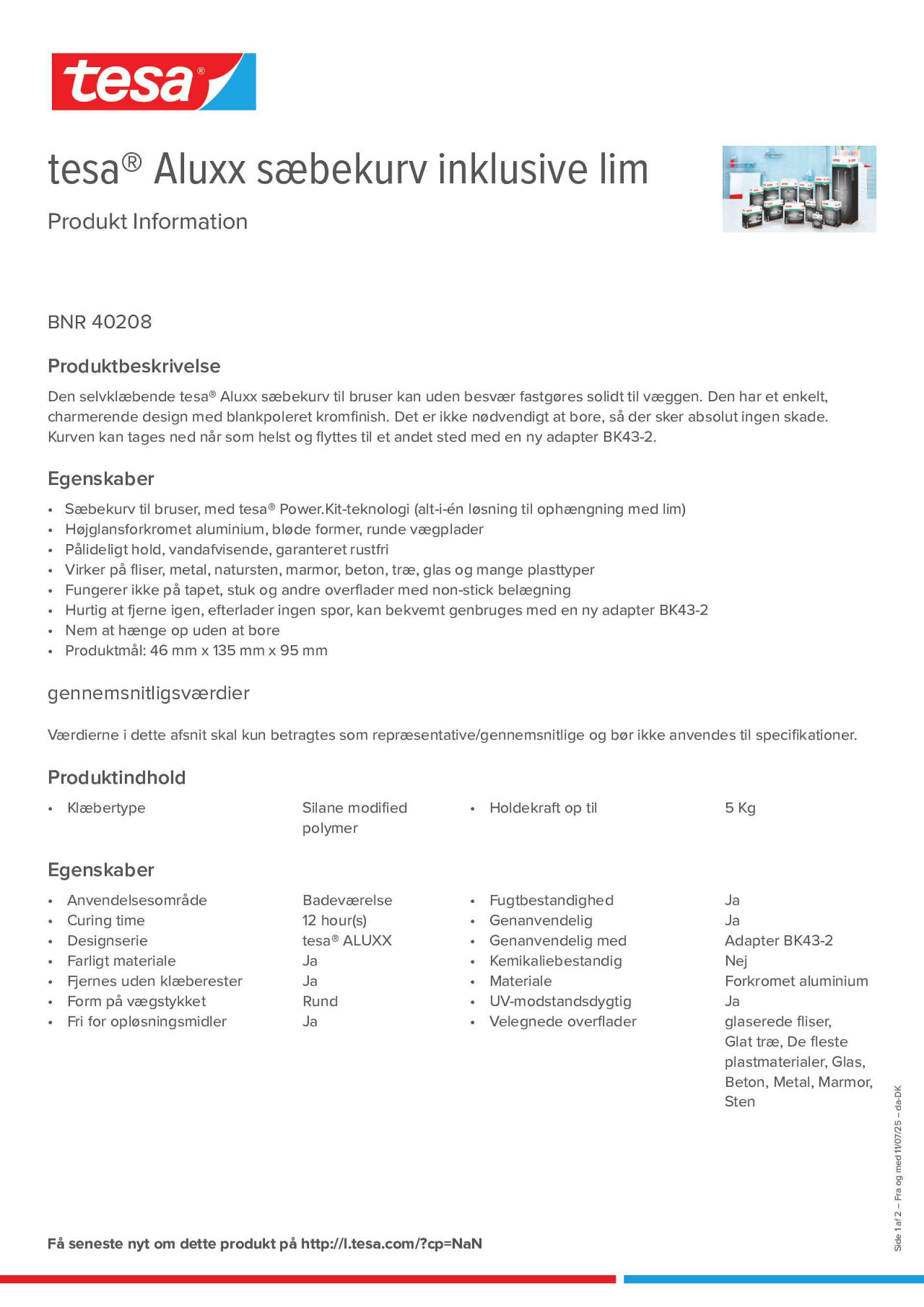 Product information_tesa® 40208_da-DK