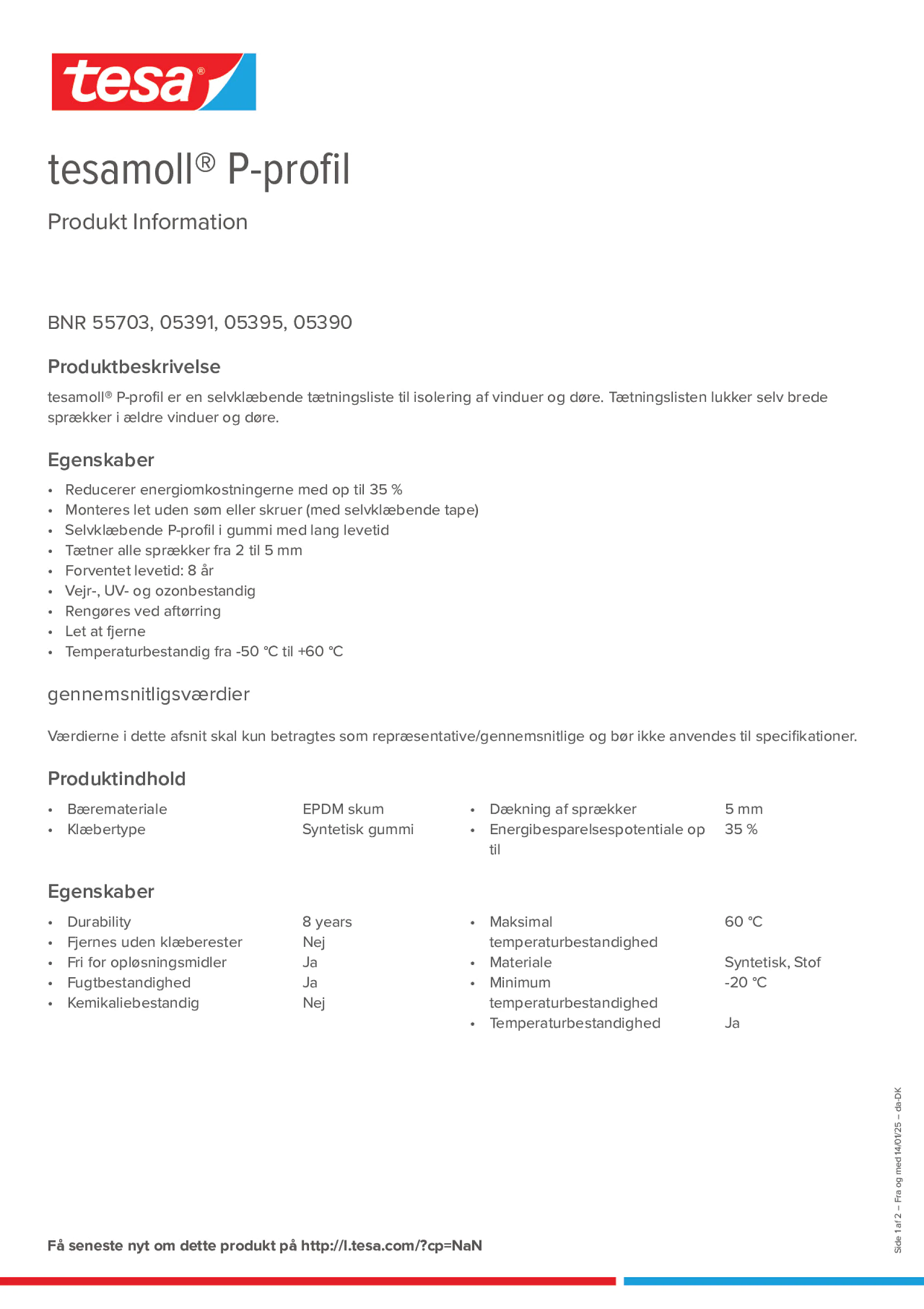 Product information_tesamoll® 5366_da-DK
