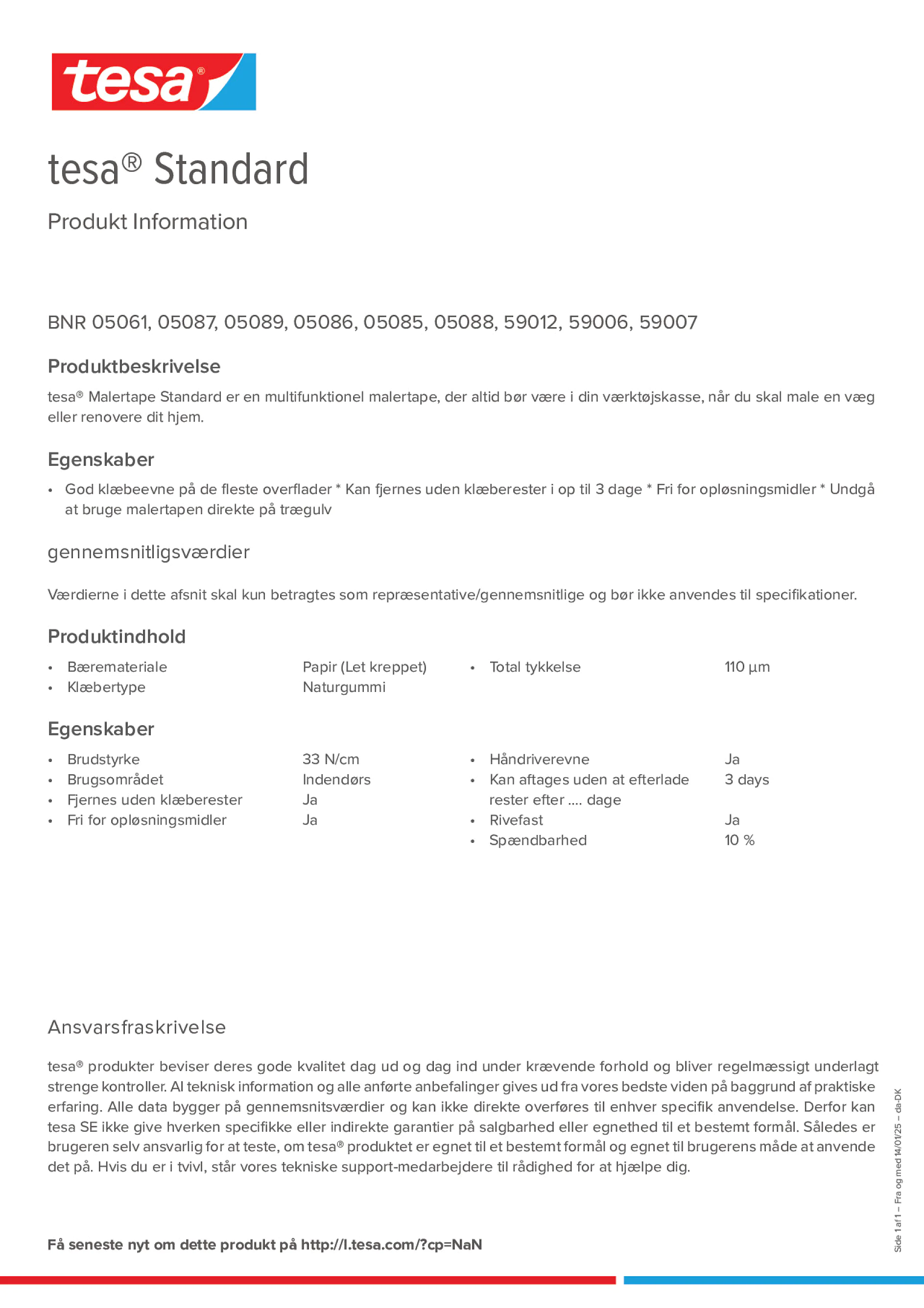 Product information_tesa® 59005_da-DK