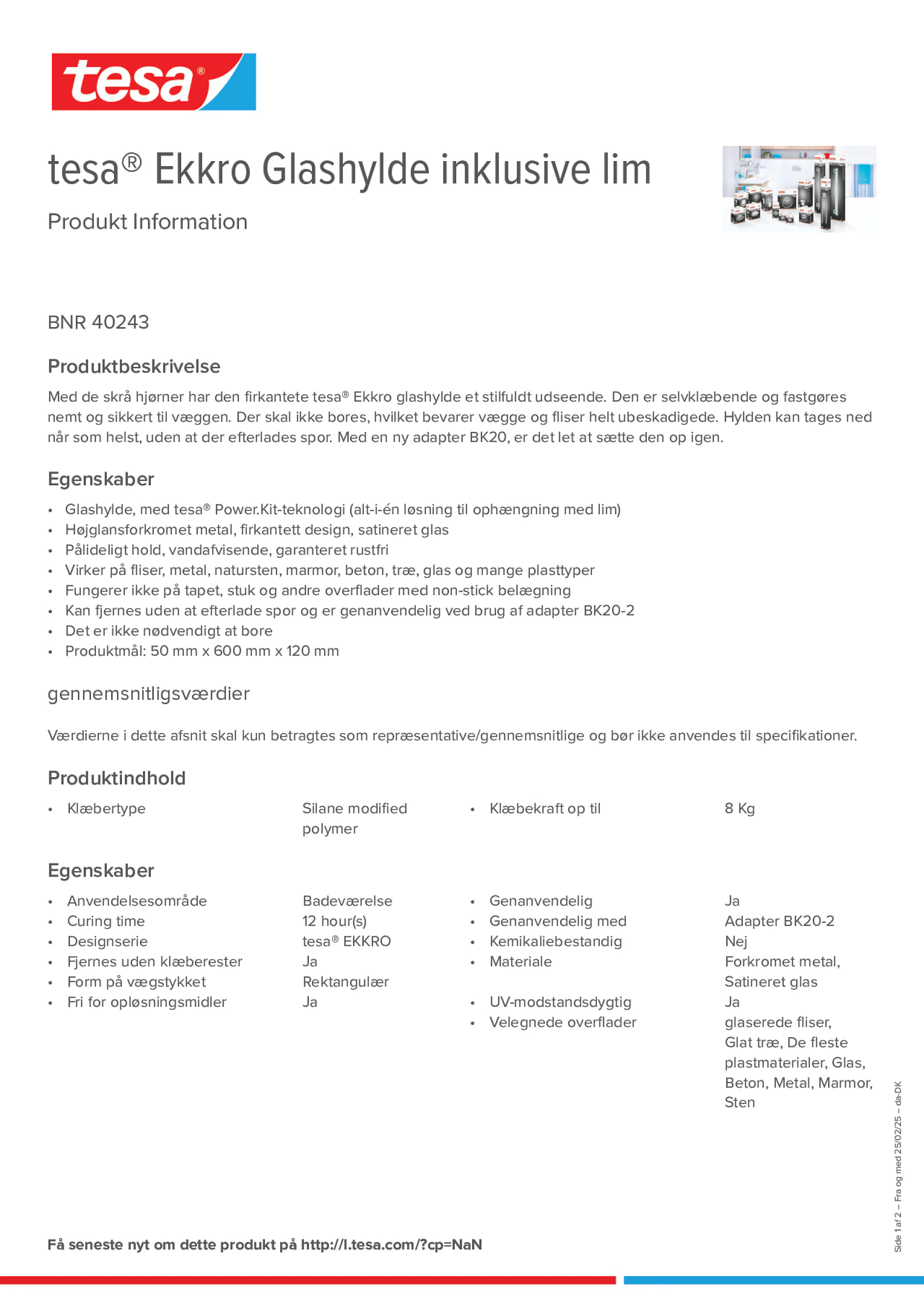 Product information_tesa® 40243_da-DK