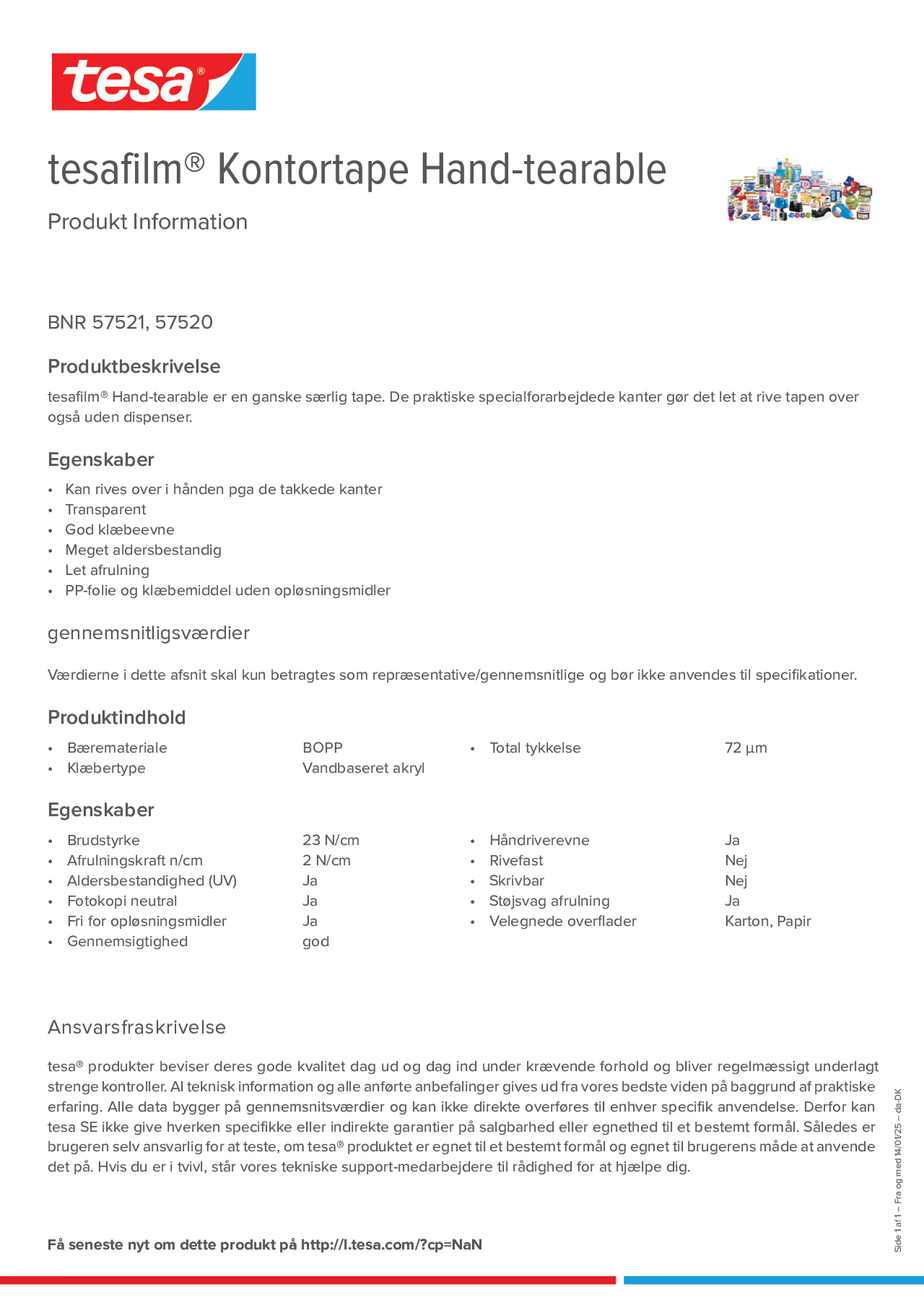 Product information_tesafilm® 57520_da-DK