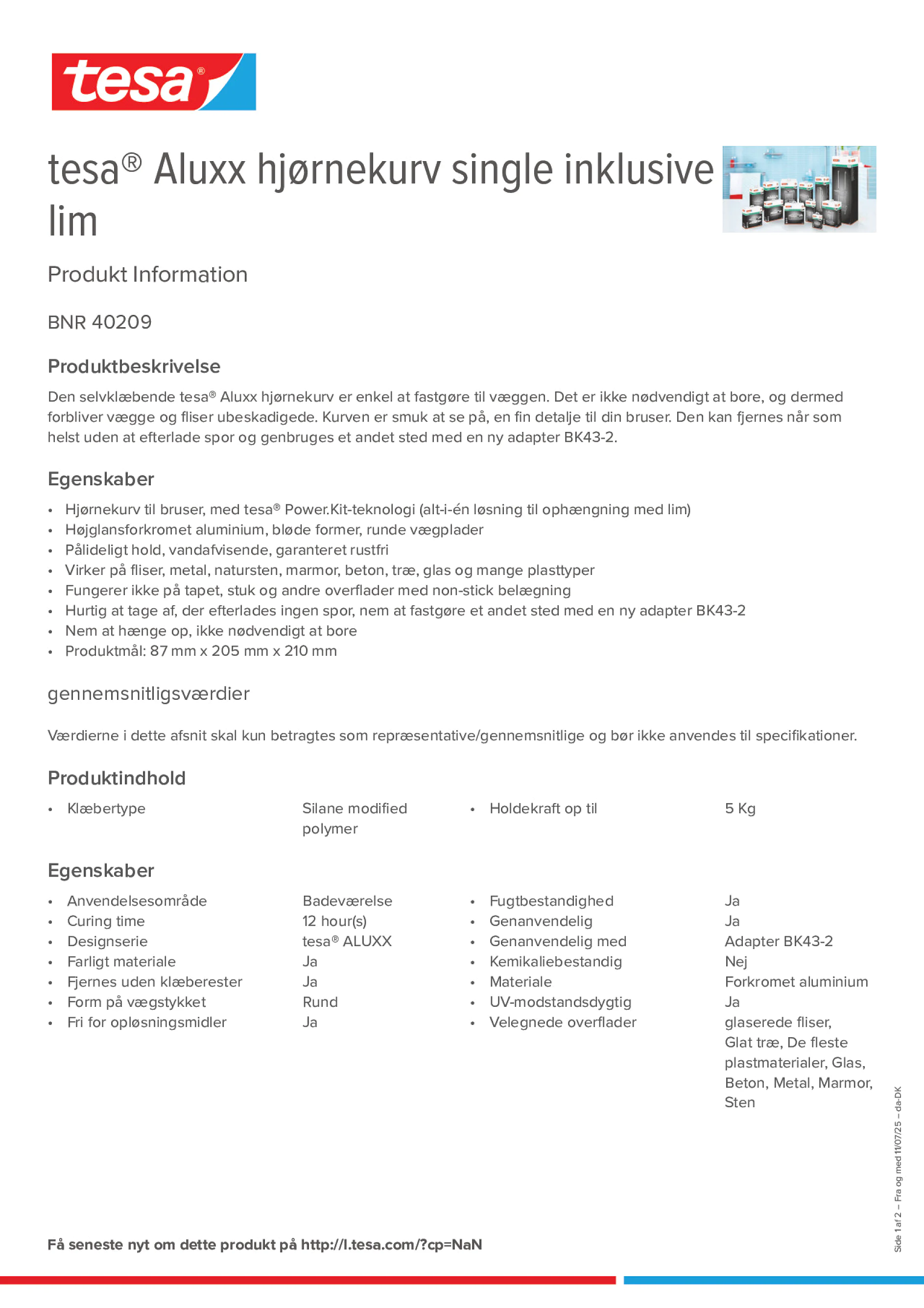Product information_tesa® 40209_da-DK