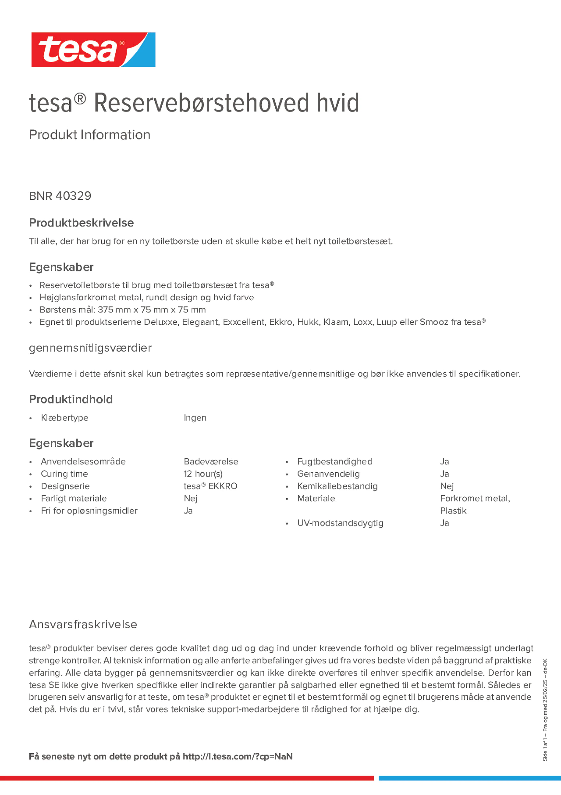 Product information_tesa® 40329_da-DK