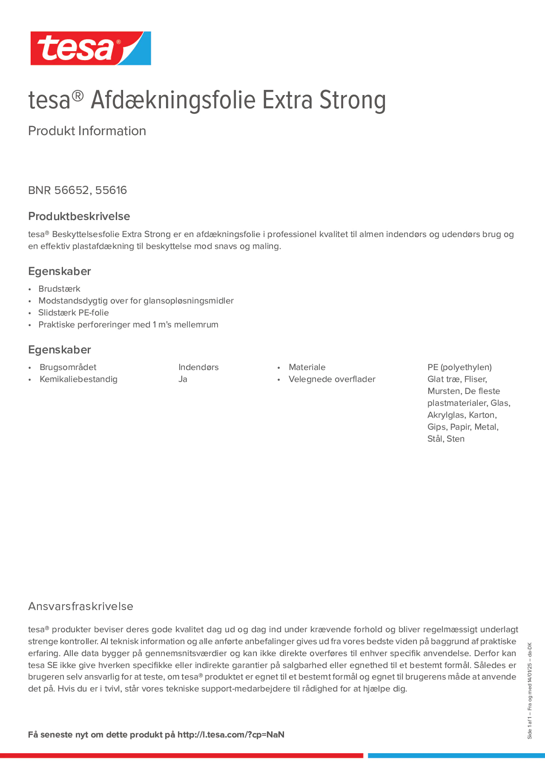 Product information_tesa® 55616_da-DK