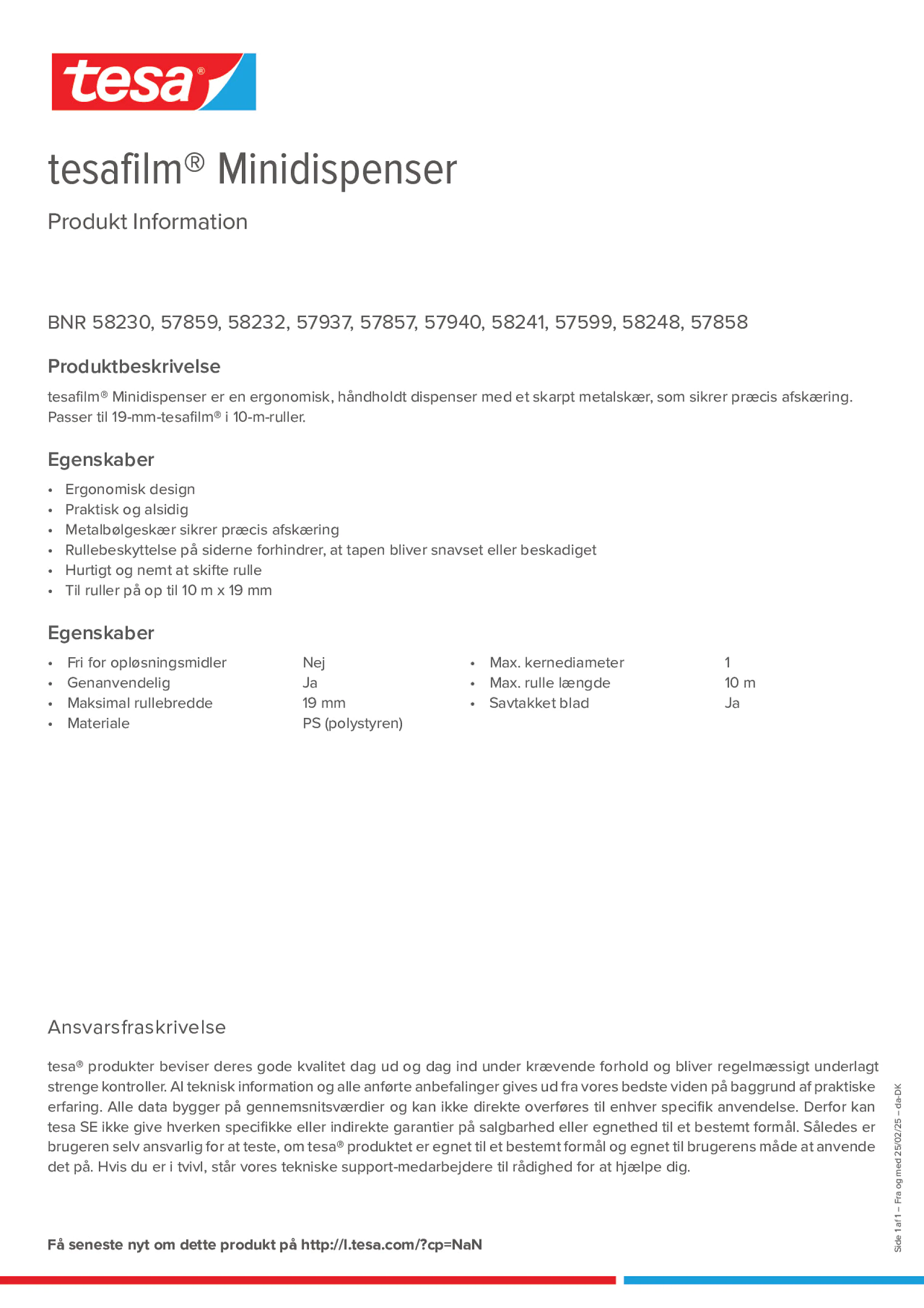 Product information_tesafilm® 57599_da-DK