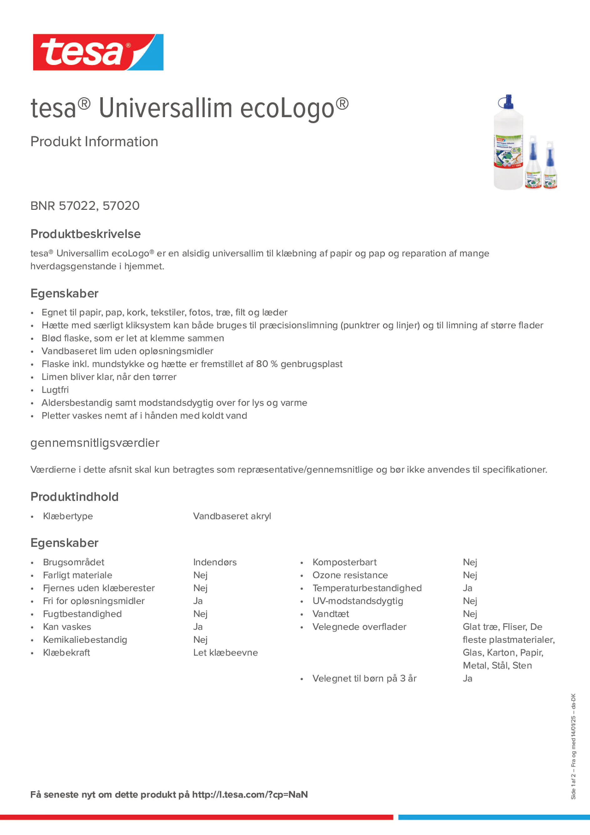 Product information_tesa® 57020_da-DK