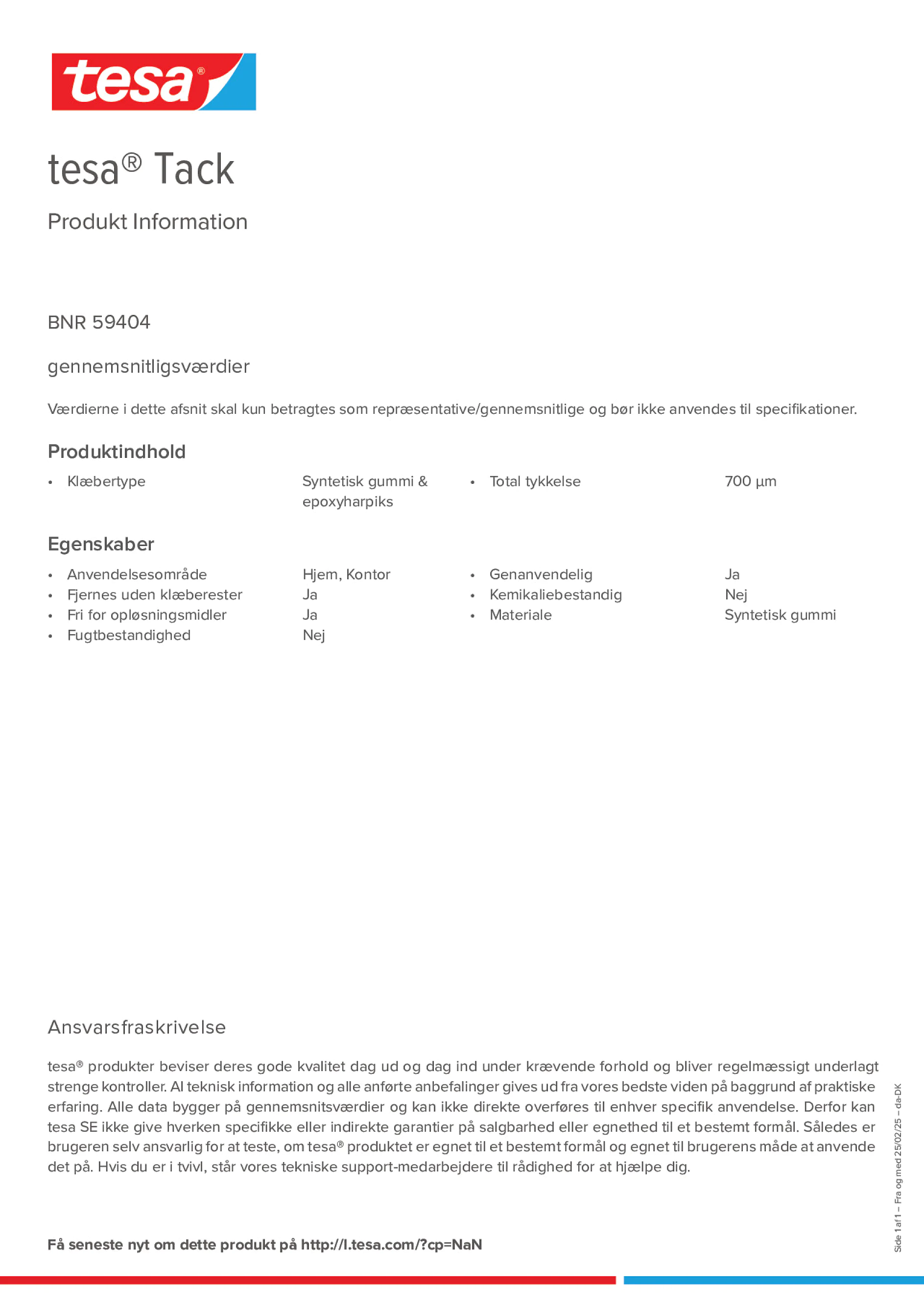 Product information_tesa® Tack 59404_da-DK