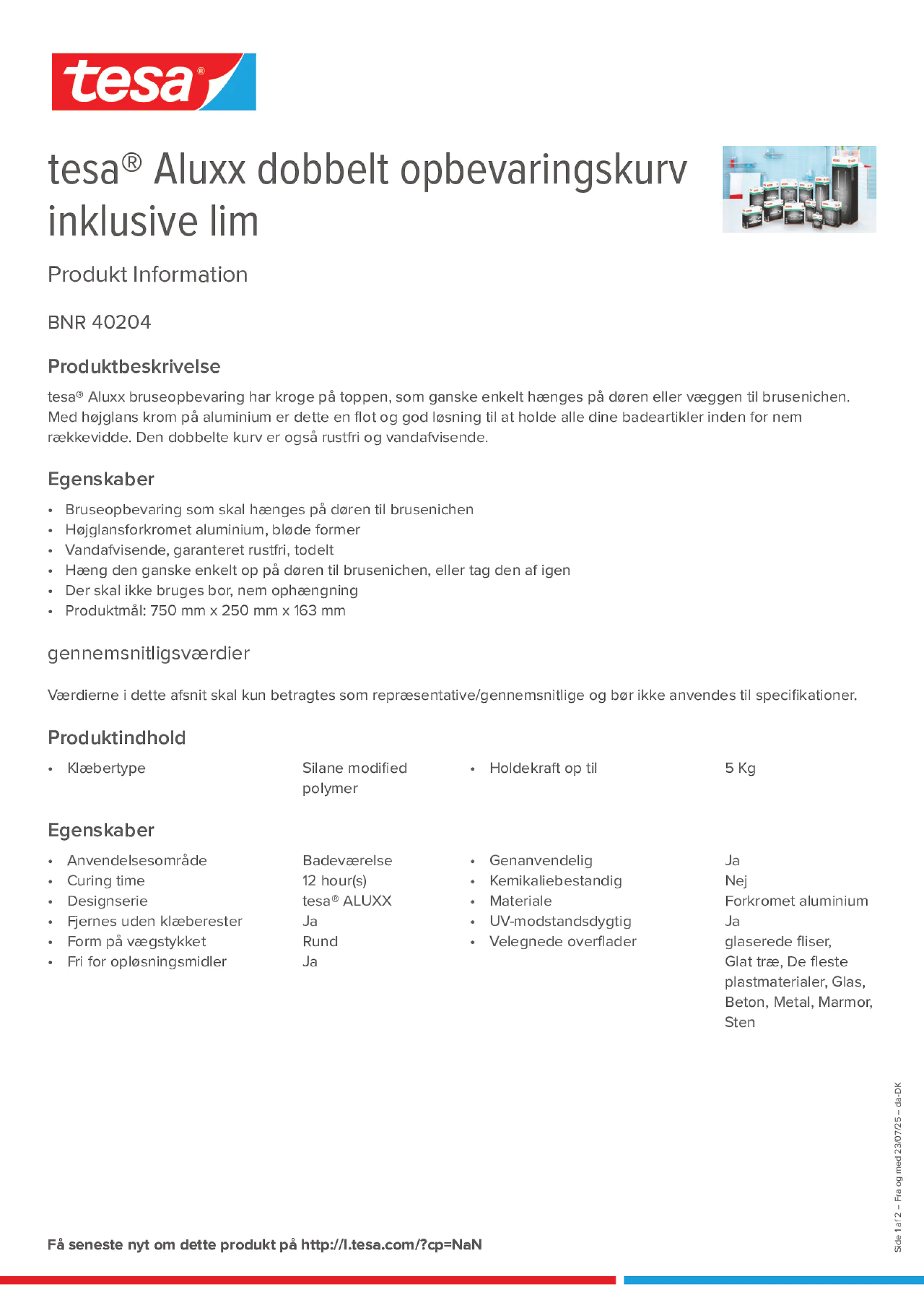 Product information_tesa® 40204_da-DK