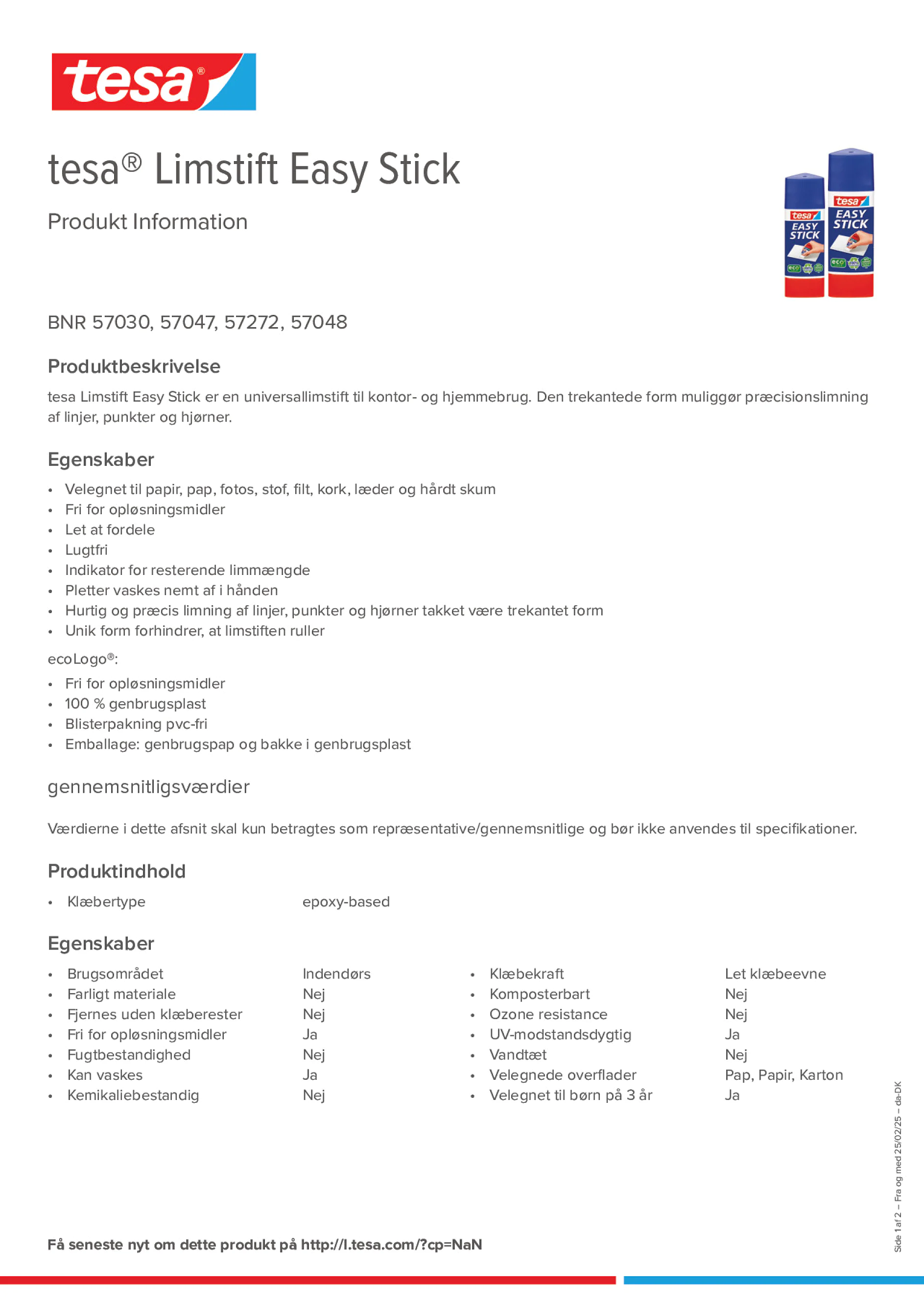 Product information_tesa® 57272_da-DK