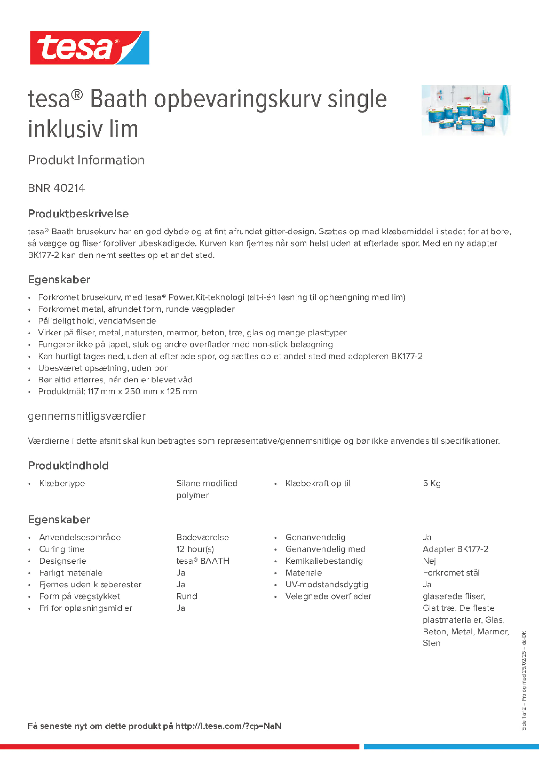 Product information_tesa® 40214_da-DK