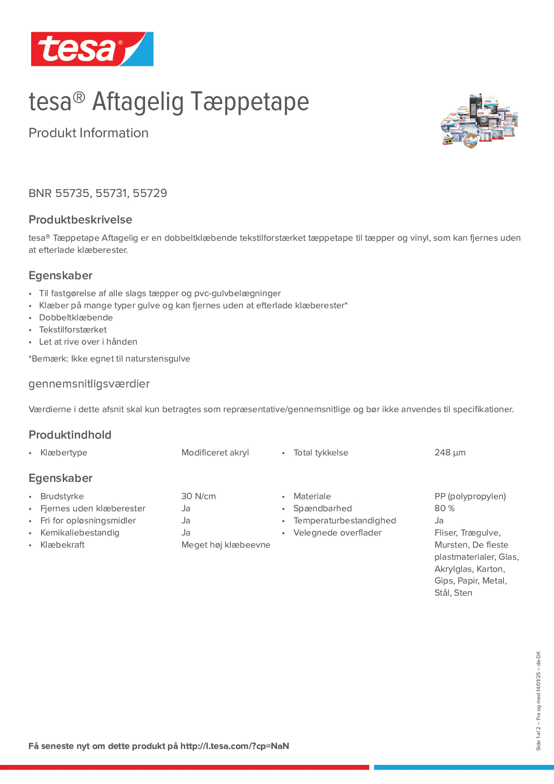Product information_tesa® 55729_da-DK