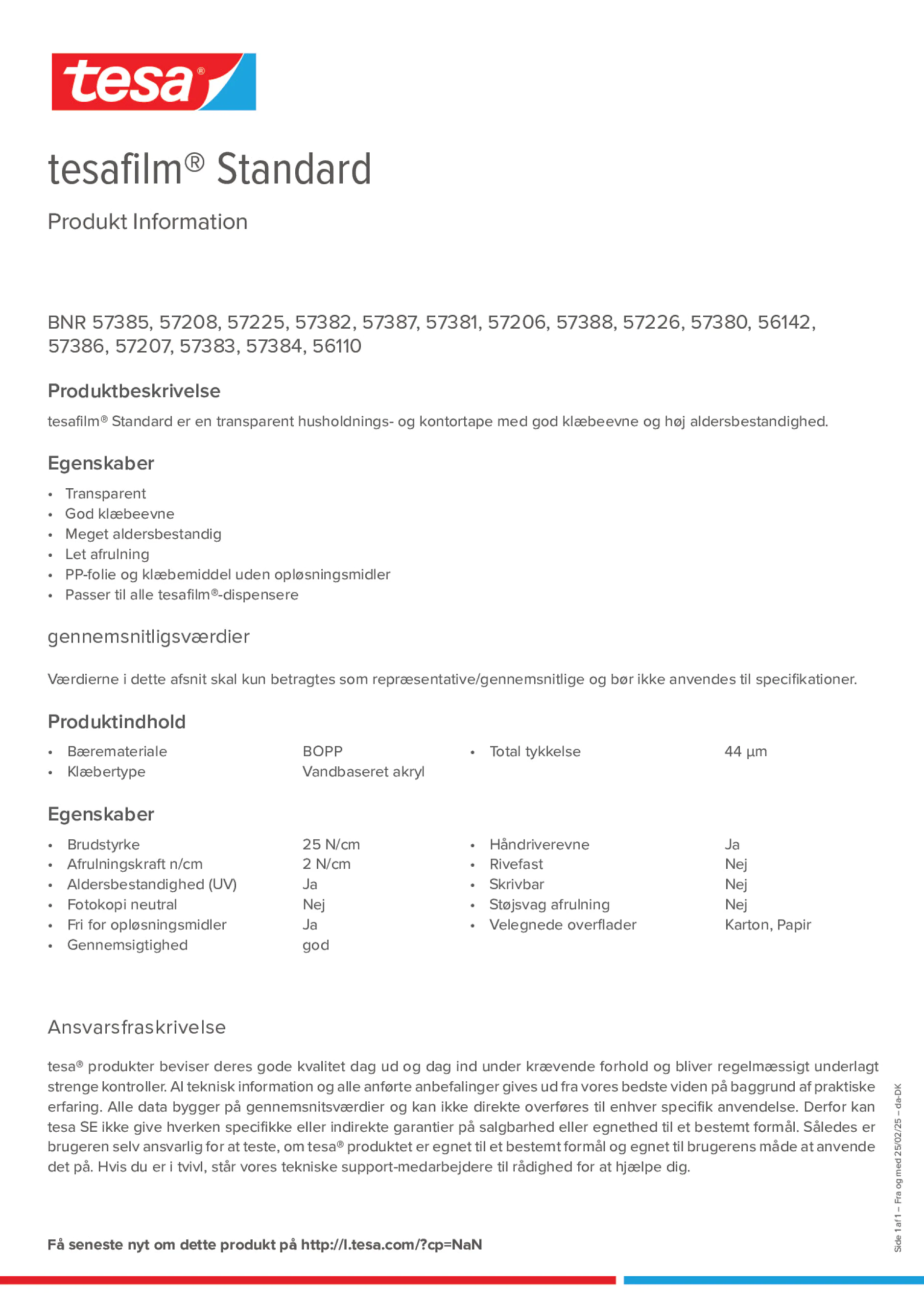Product information_tesafilm® 57226_da-DK