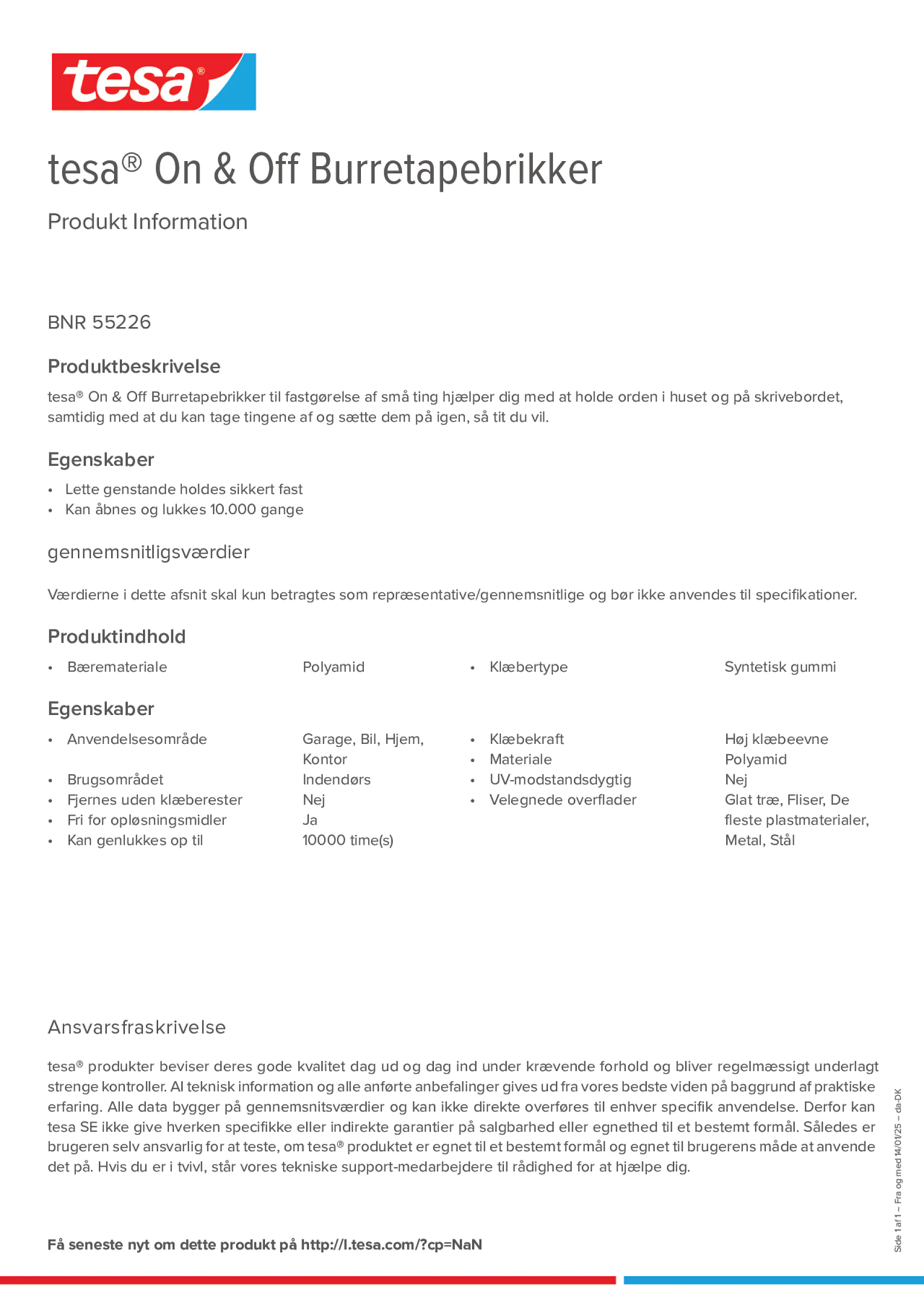 Product information_tesa® On & Off 55226_da-DK