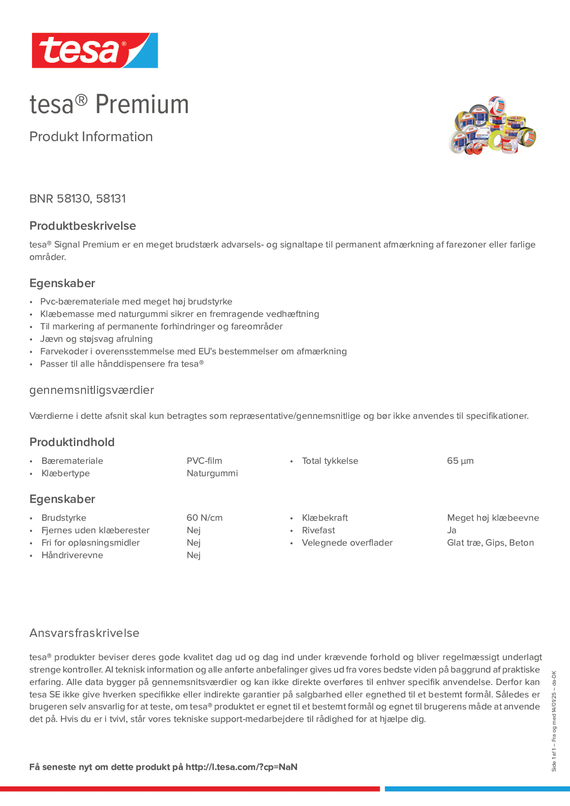 Product information_tesa® 58131_da-DK