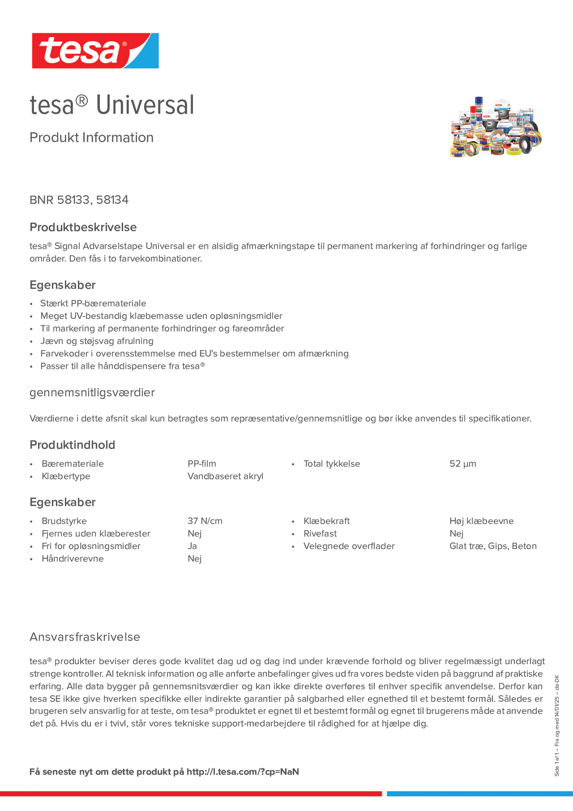 Product information_tesa® 58134YLBK_da-DK