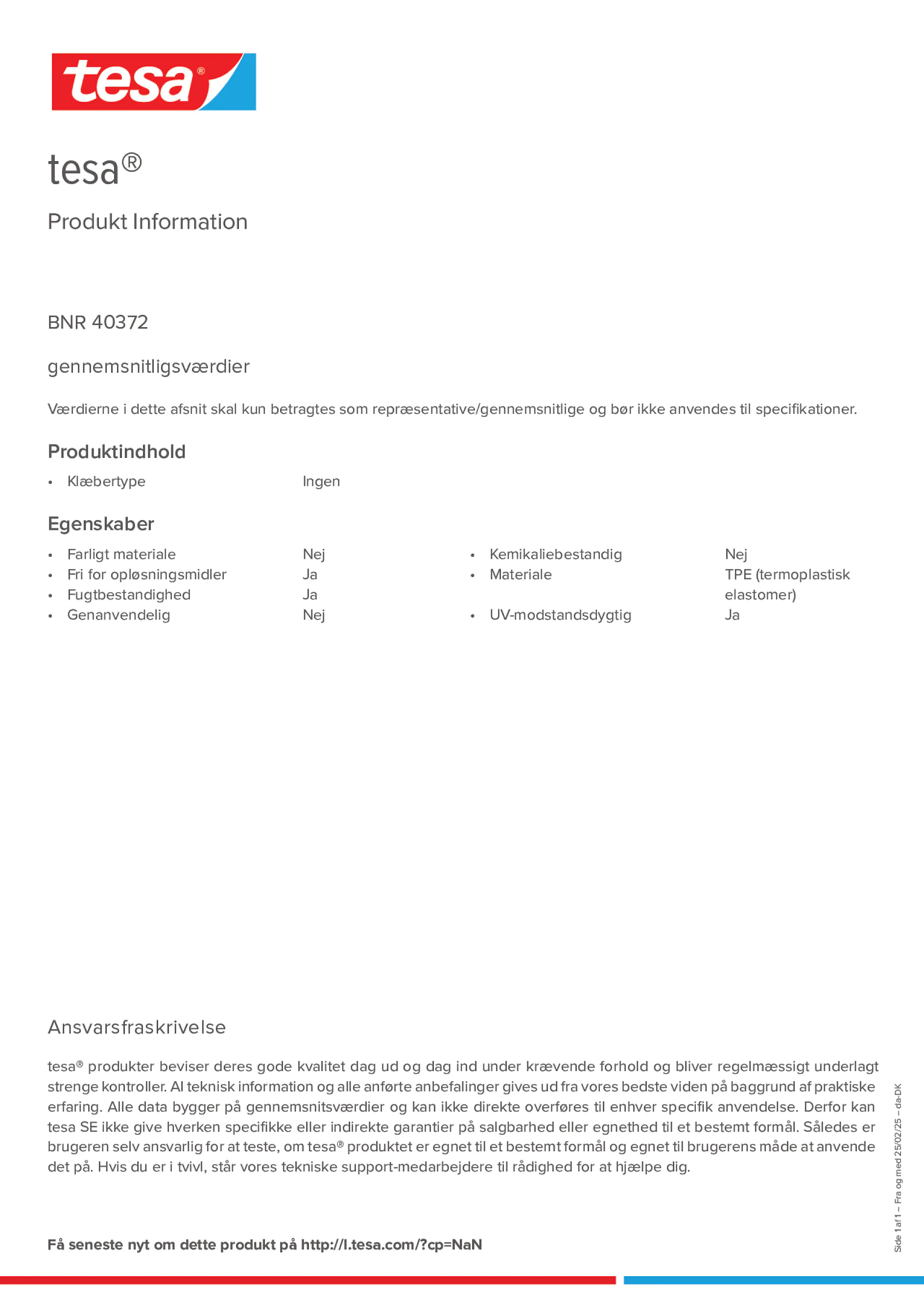 Product information_tesa® 40372_da-DK
