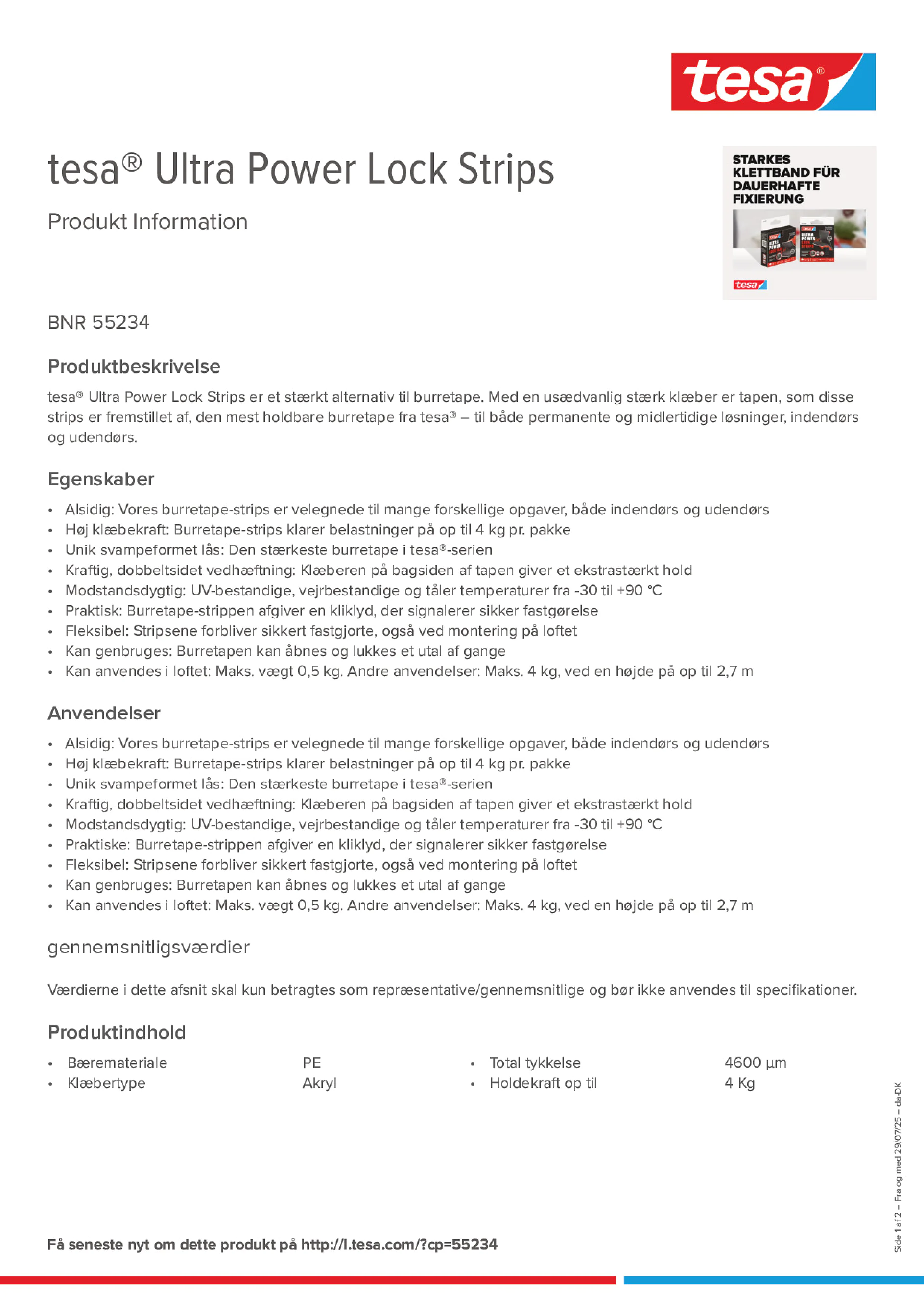 Product information_tesa® 55234_da-DK