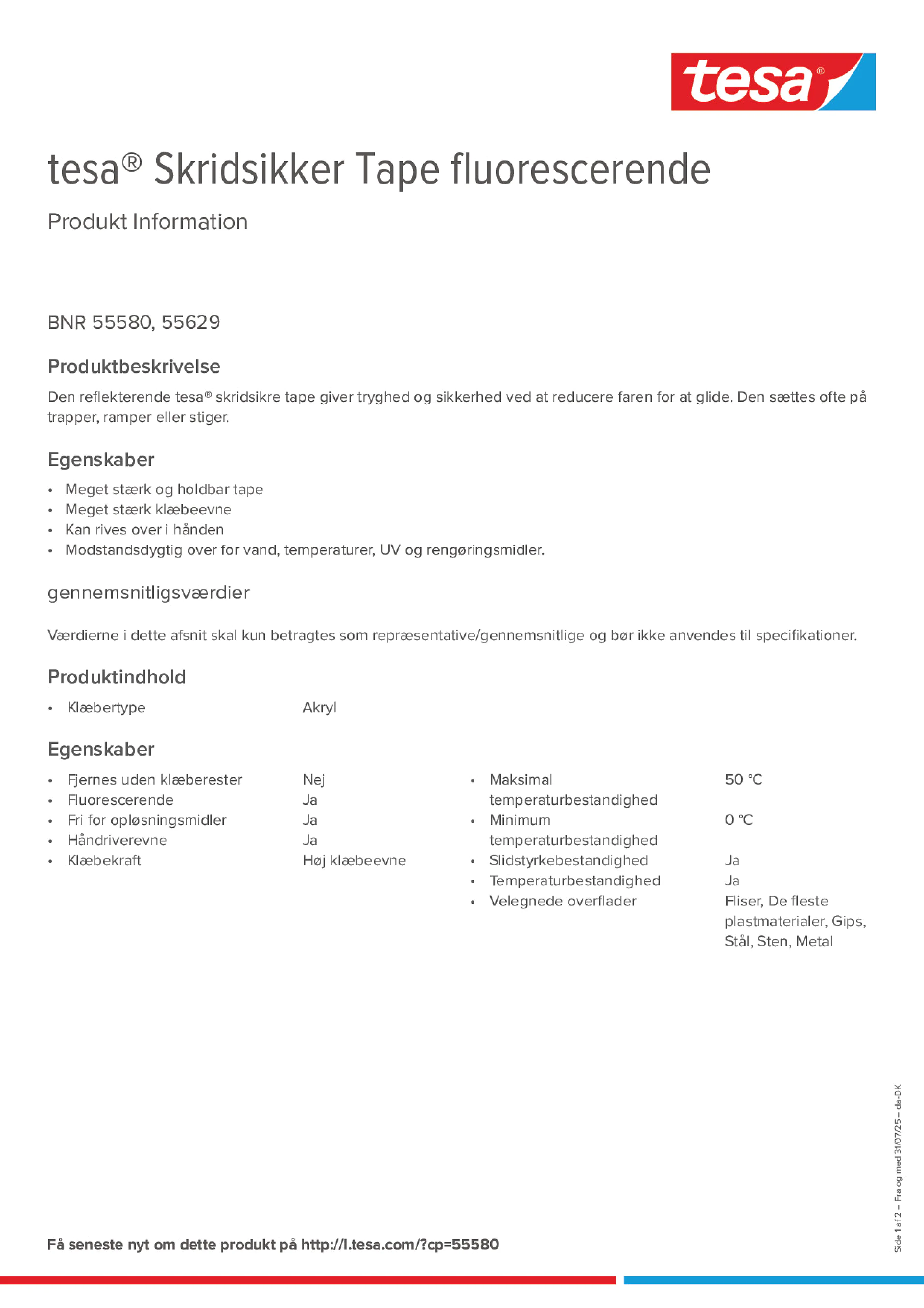 Product information_tesa® 55580_da-DK