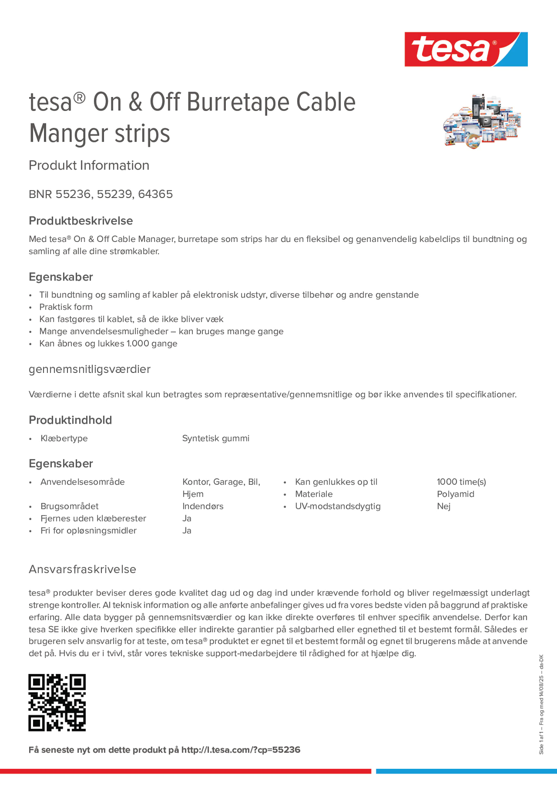 Product information_tesa® On & Off 55236_da-DK