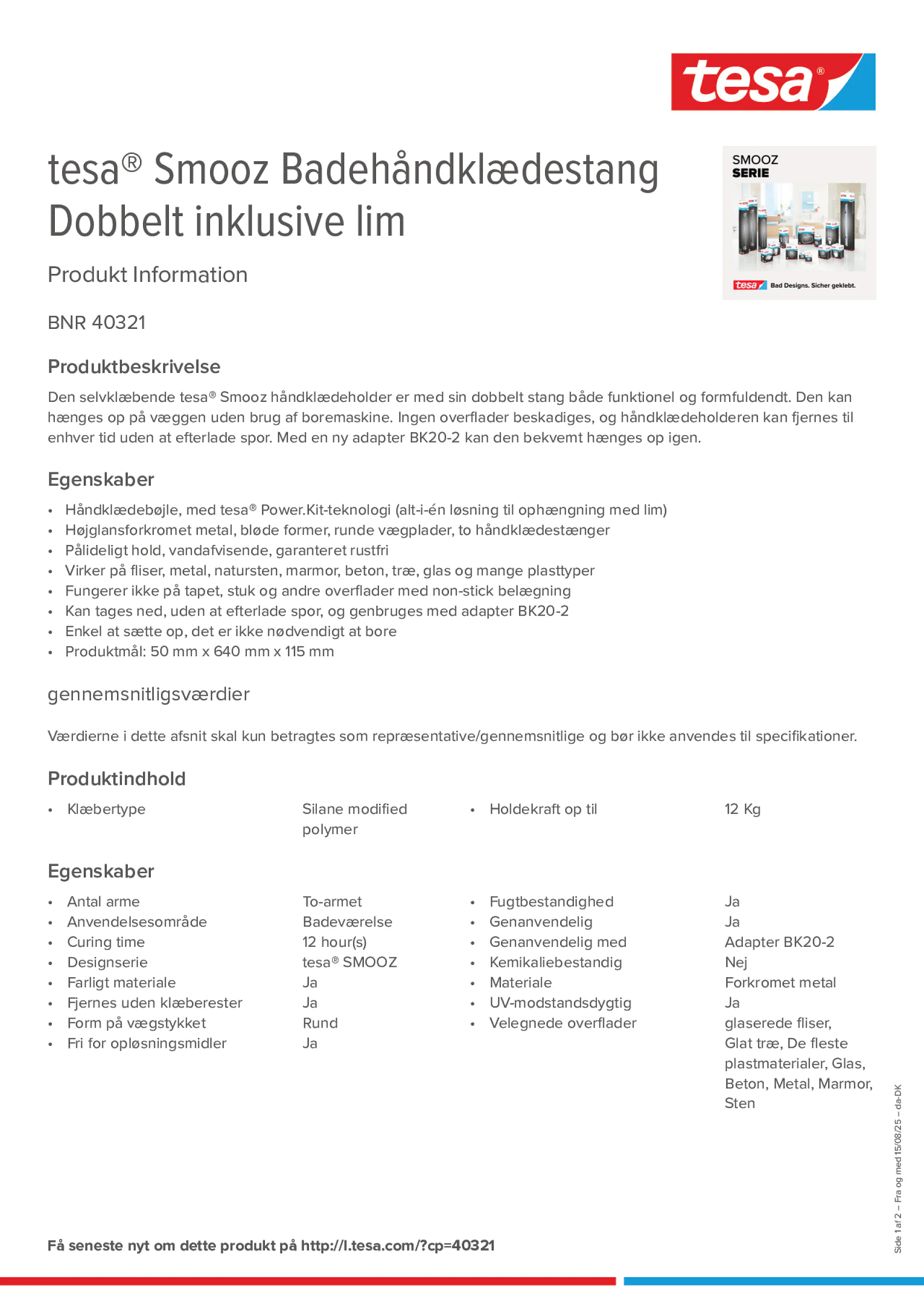 Product information_tesa® 40321_da-DK