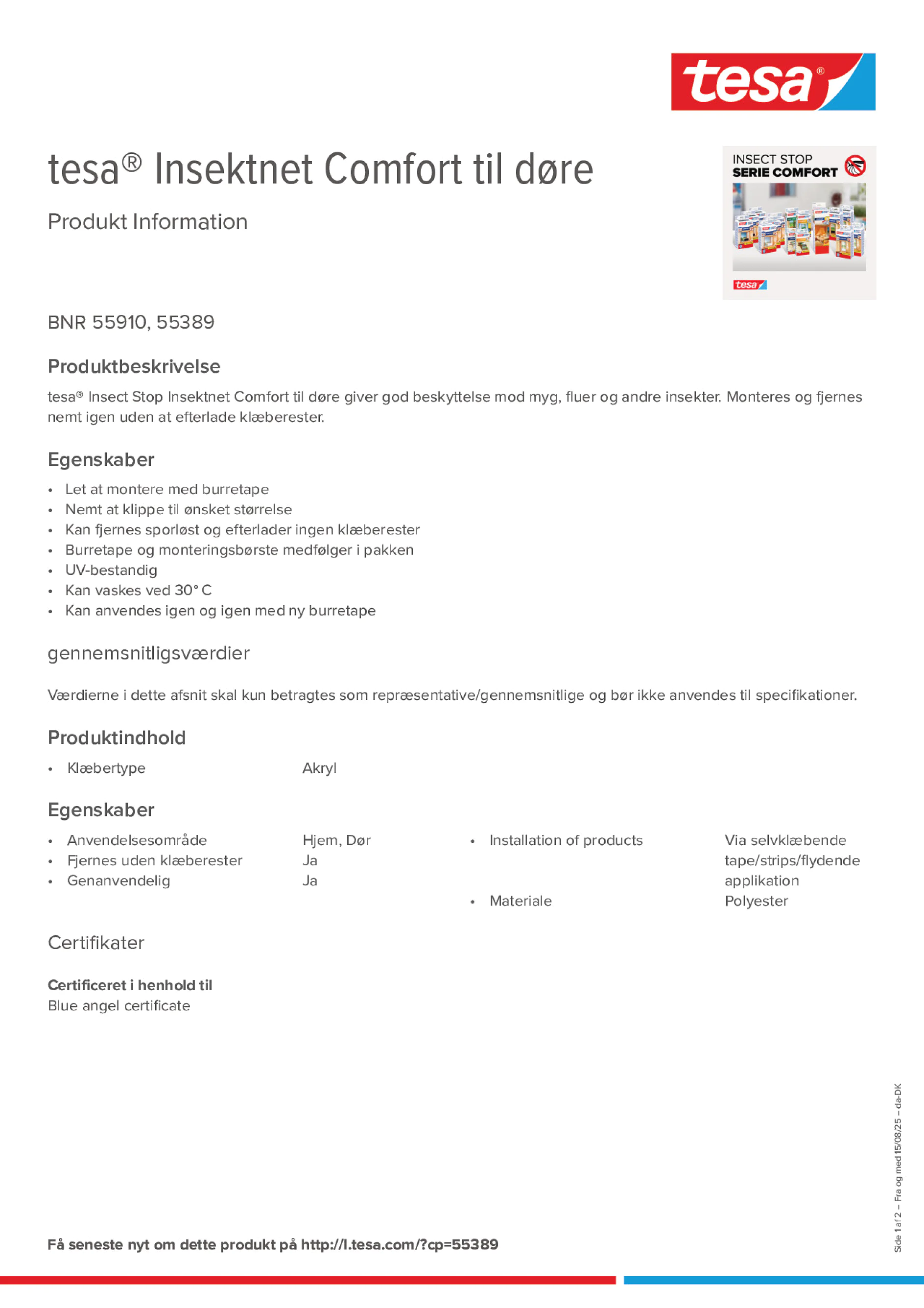 Product information_tesa® 55910_da-DK