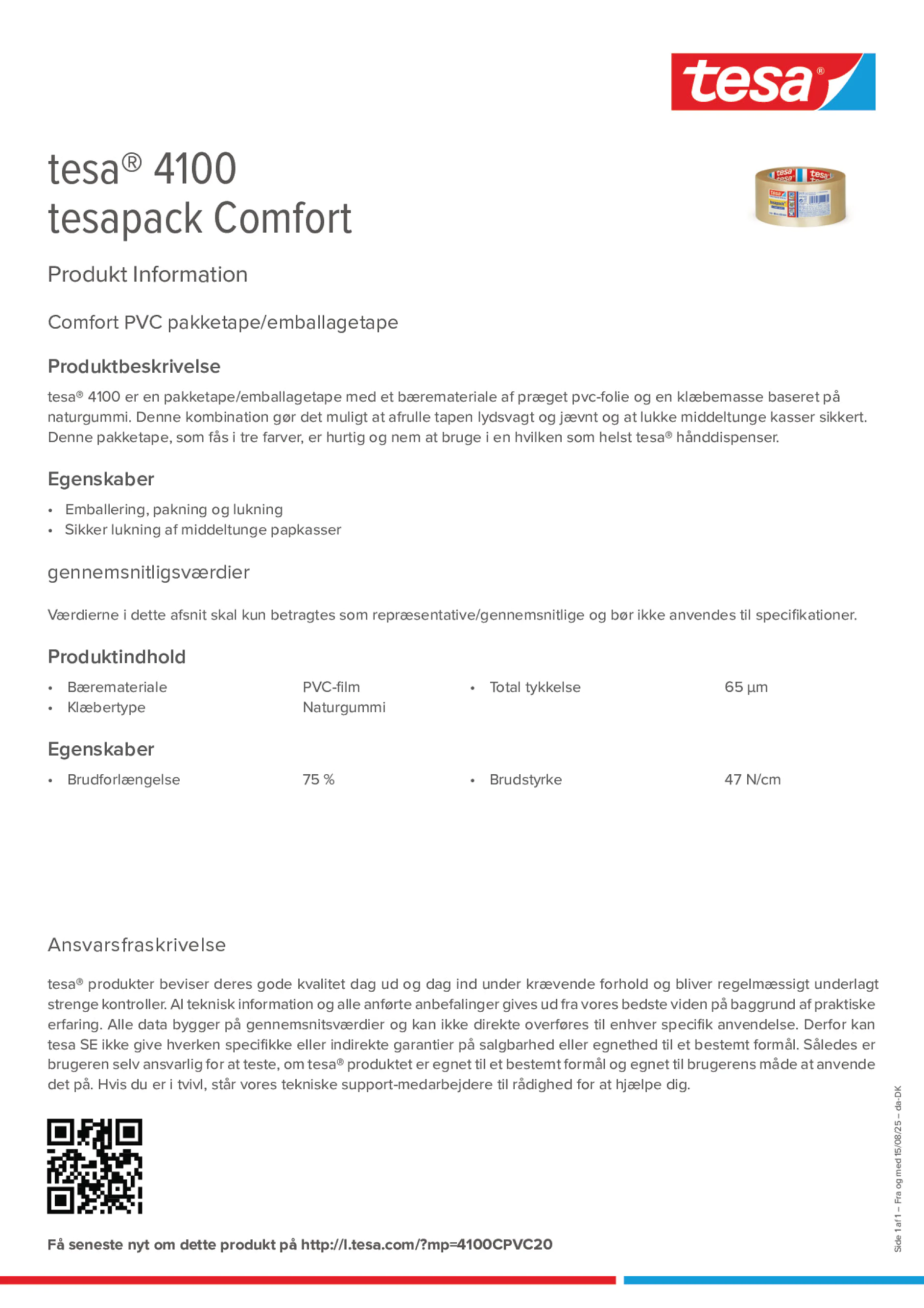 Product information_tesa® 04100_da-DK