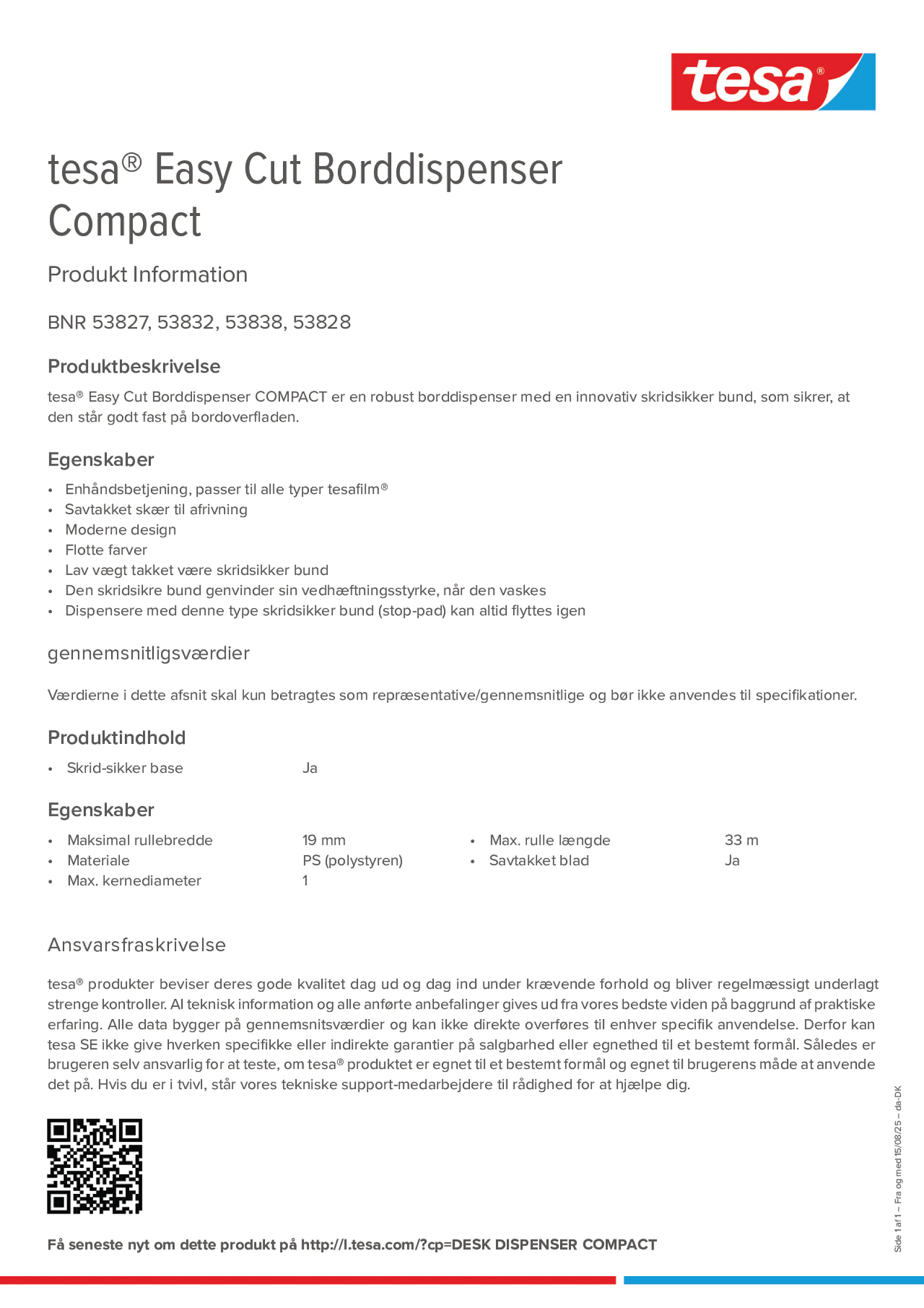 Product information_tesa® Easy Cut 53823_da-DK