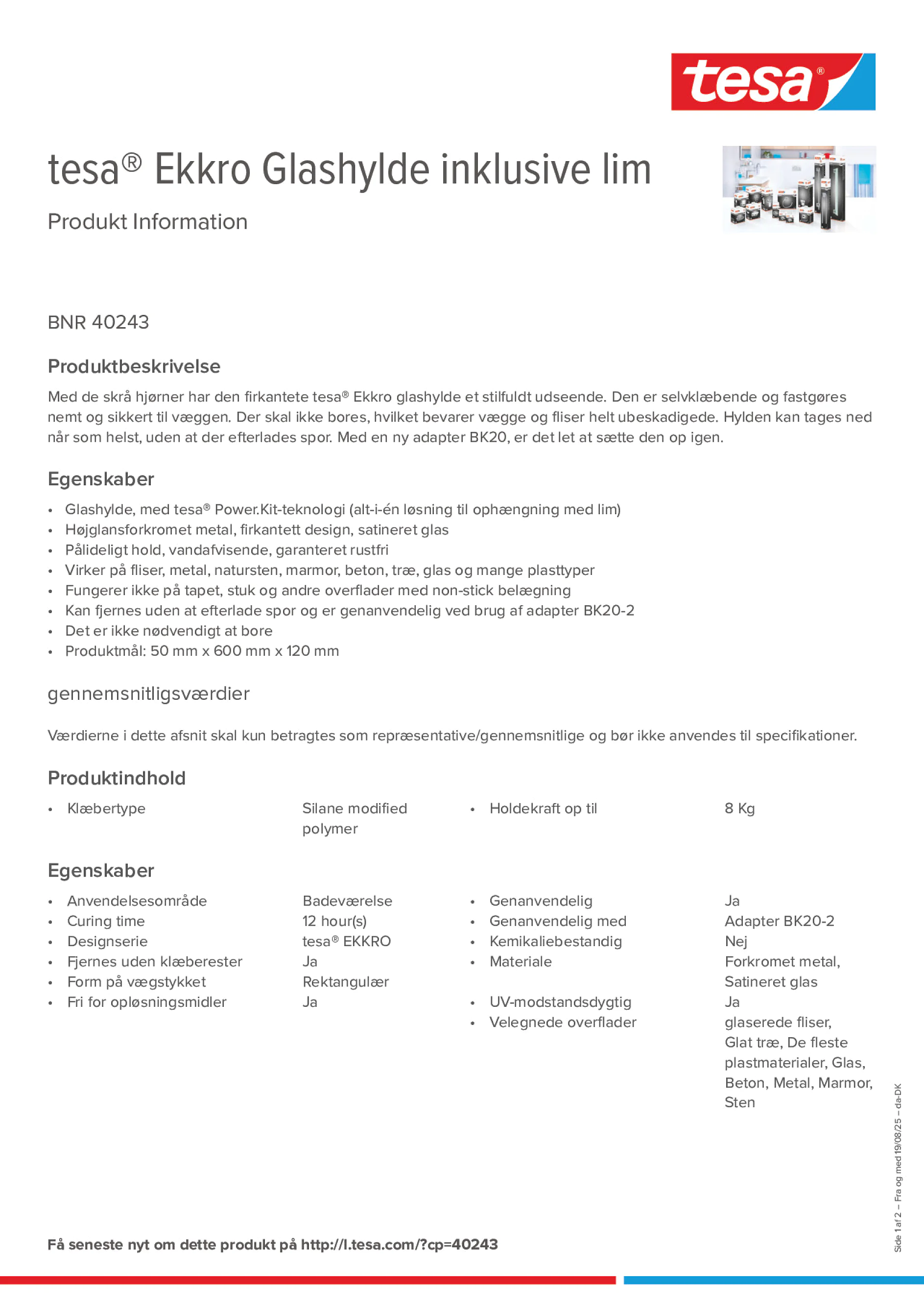 Product information_tesa® 40243_da-DK