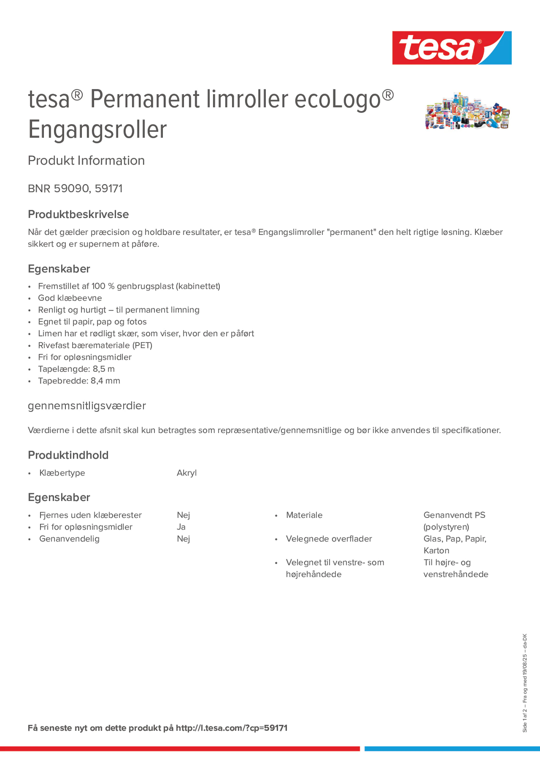 Product information_tesa® 59090_da-DK