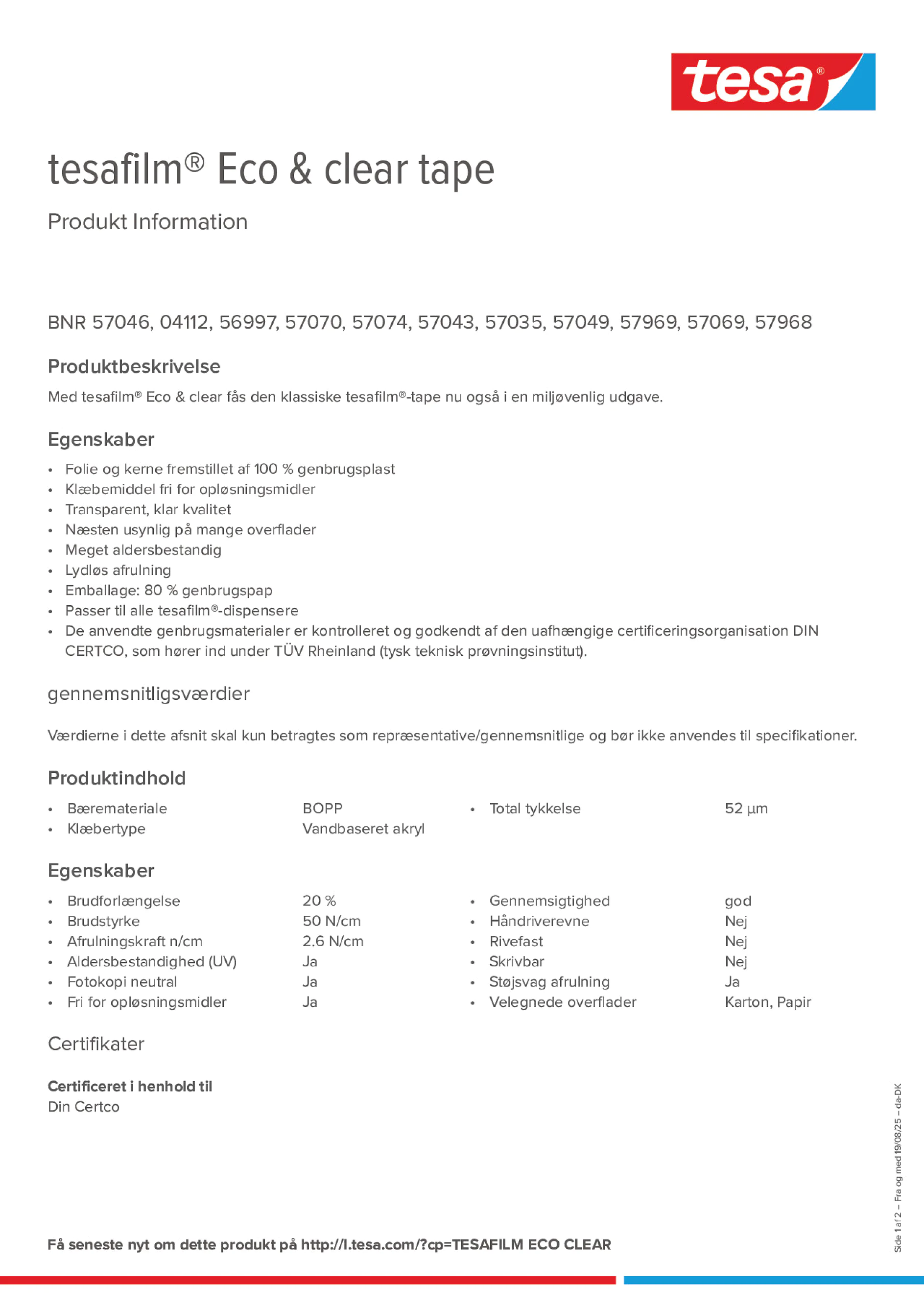 Product information_tesafilm® 56997_da-DK
