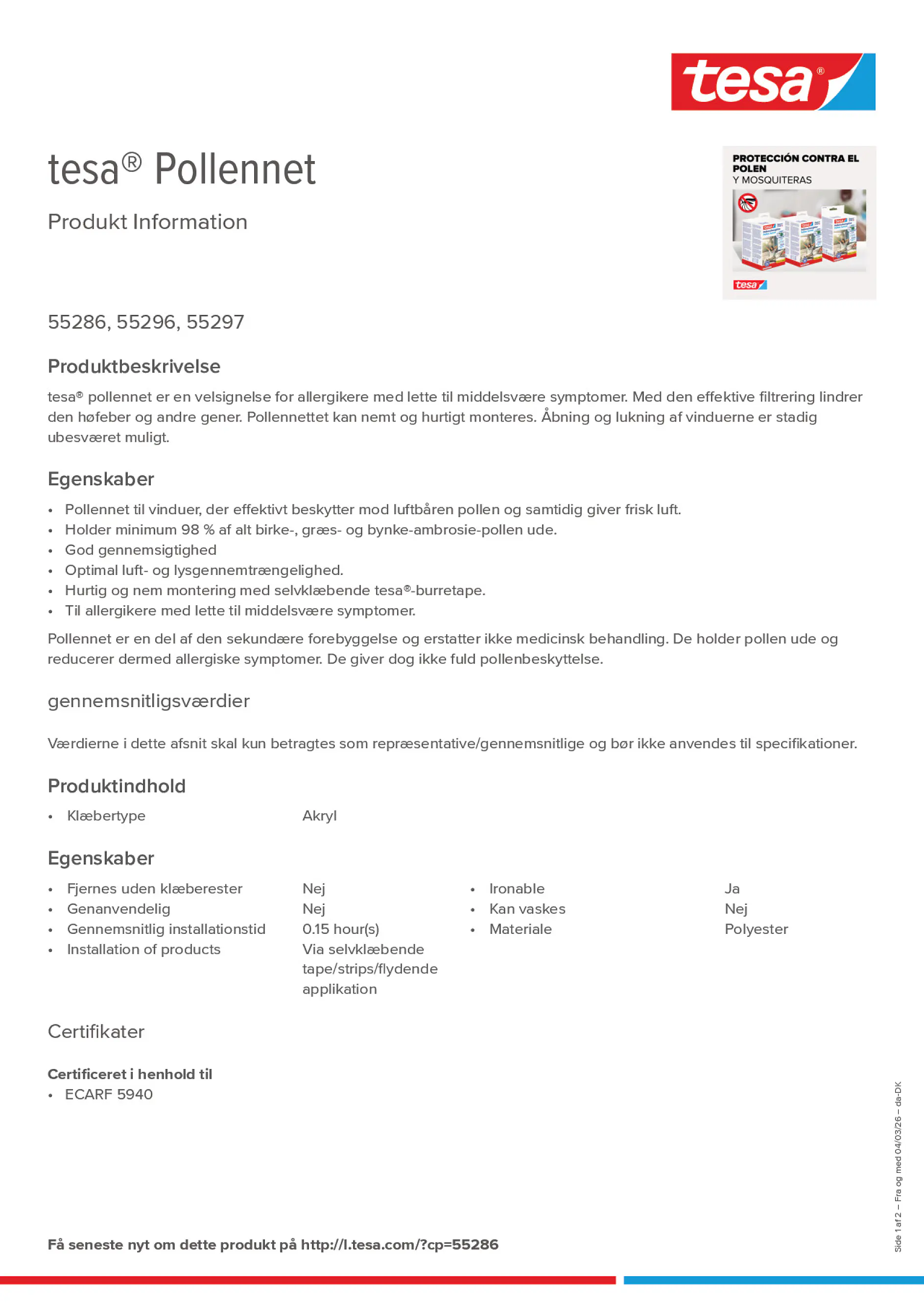 Product information_tesa® 55286_da-DK