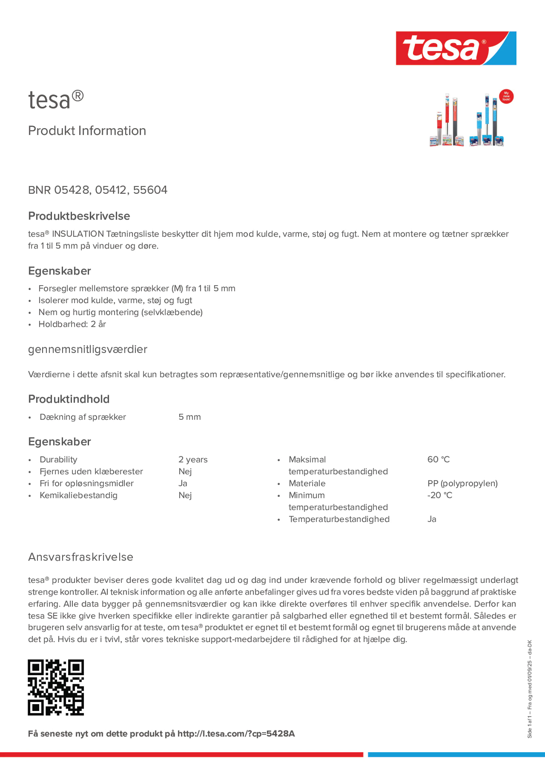 Product information_tesa® 05428_da-DK