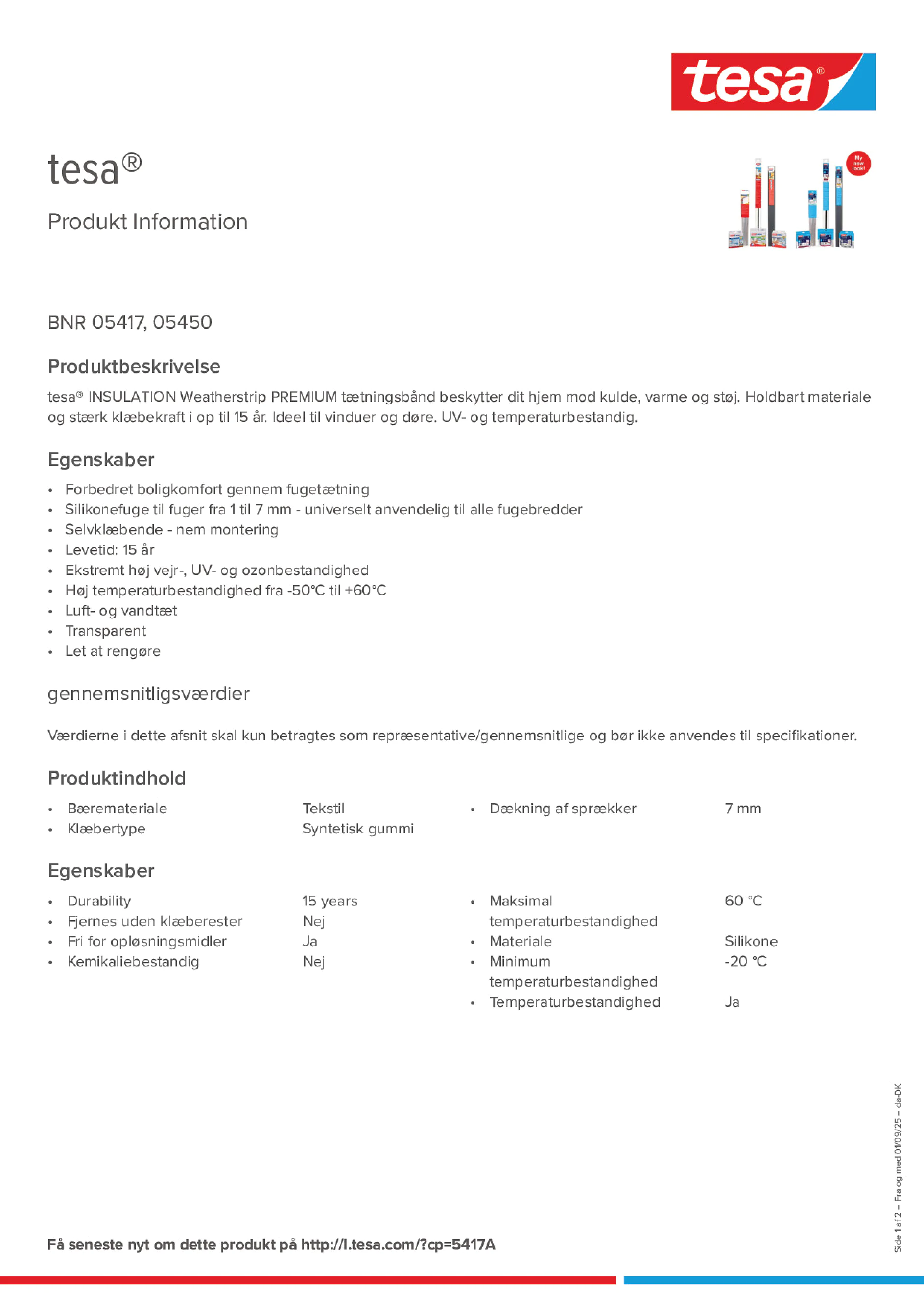 Product information_tesa® 05417_da-DK