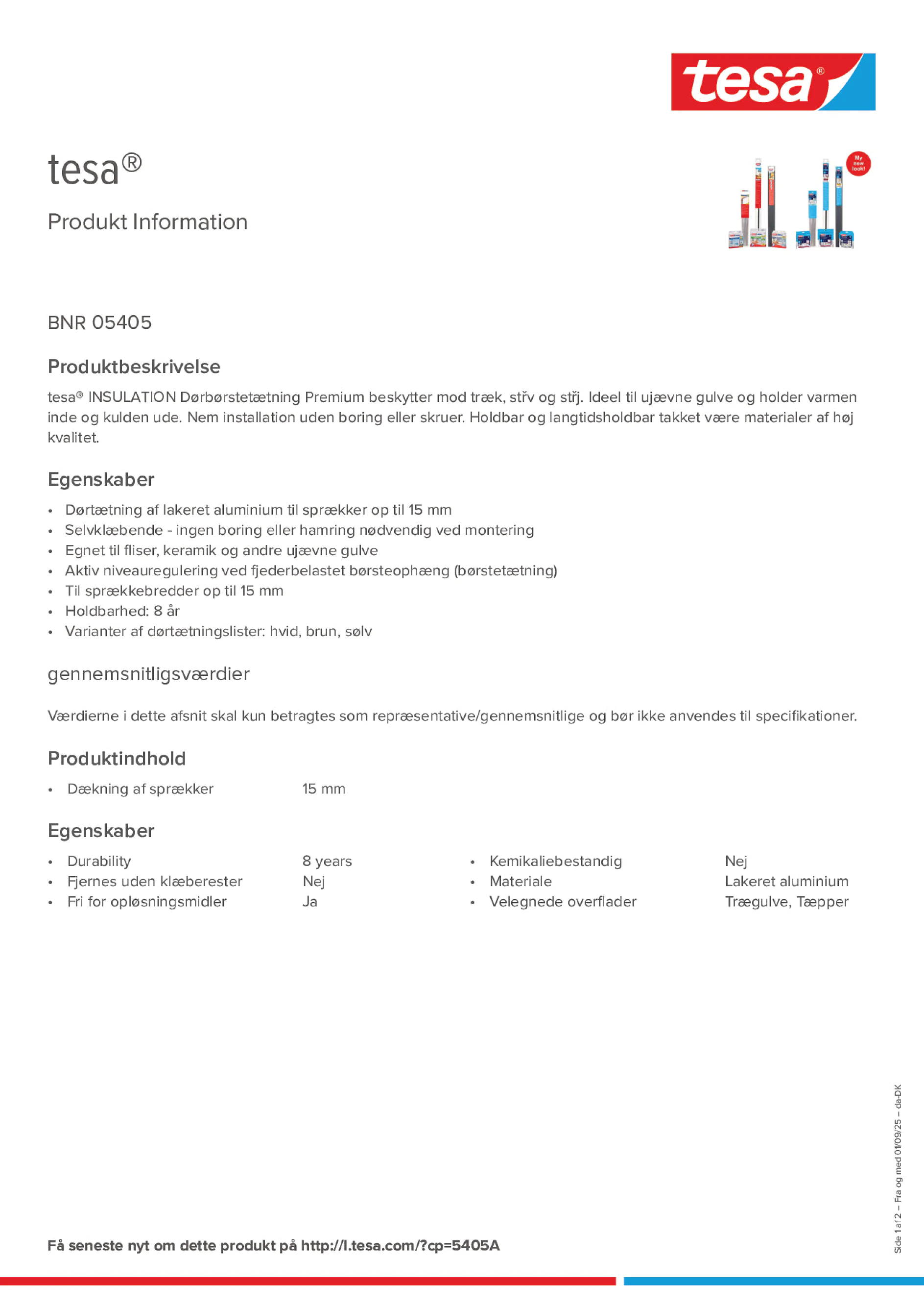 Product information_tesa® 05405_da-DK