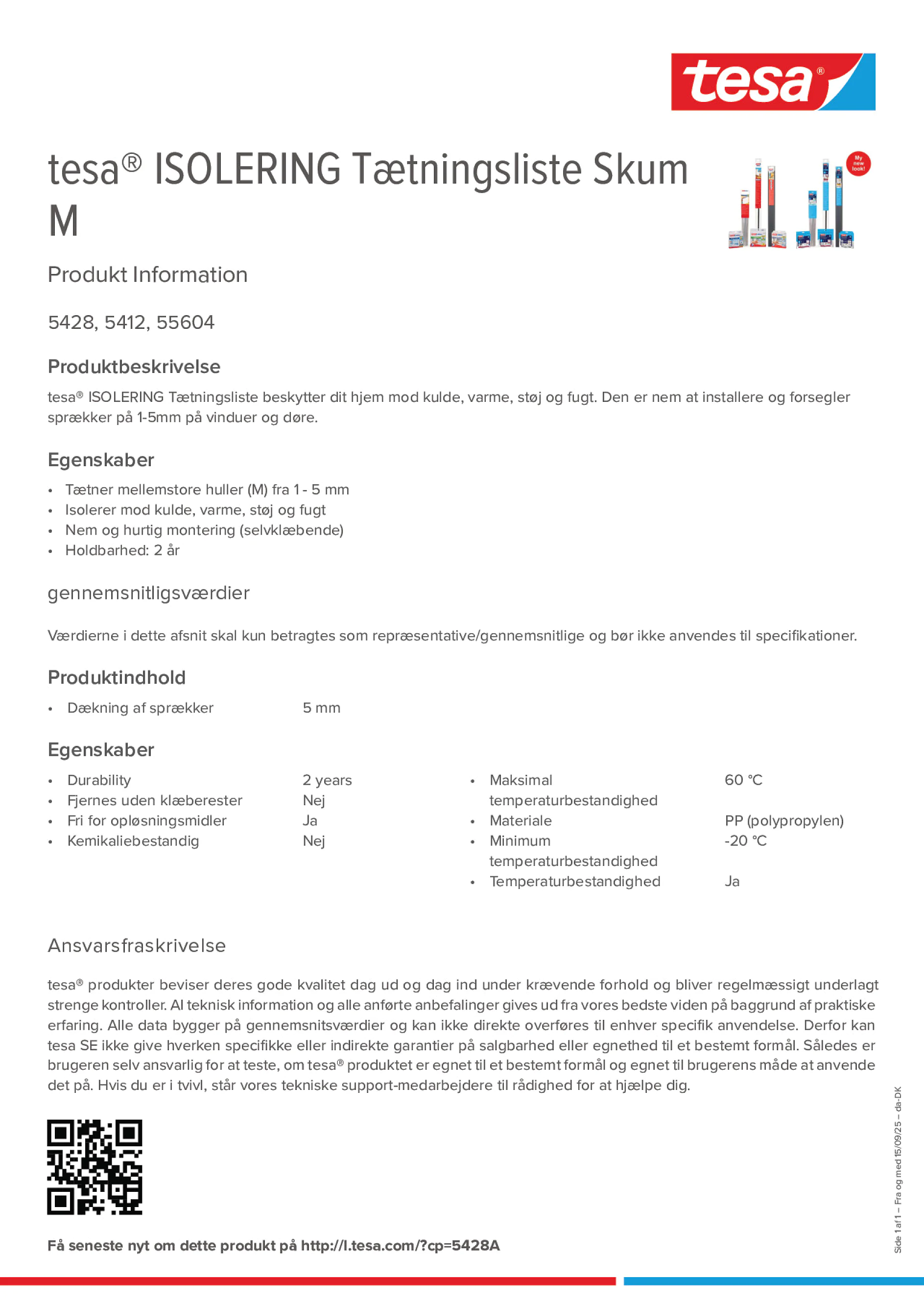 Product information_tesa® 05428_da-DK