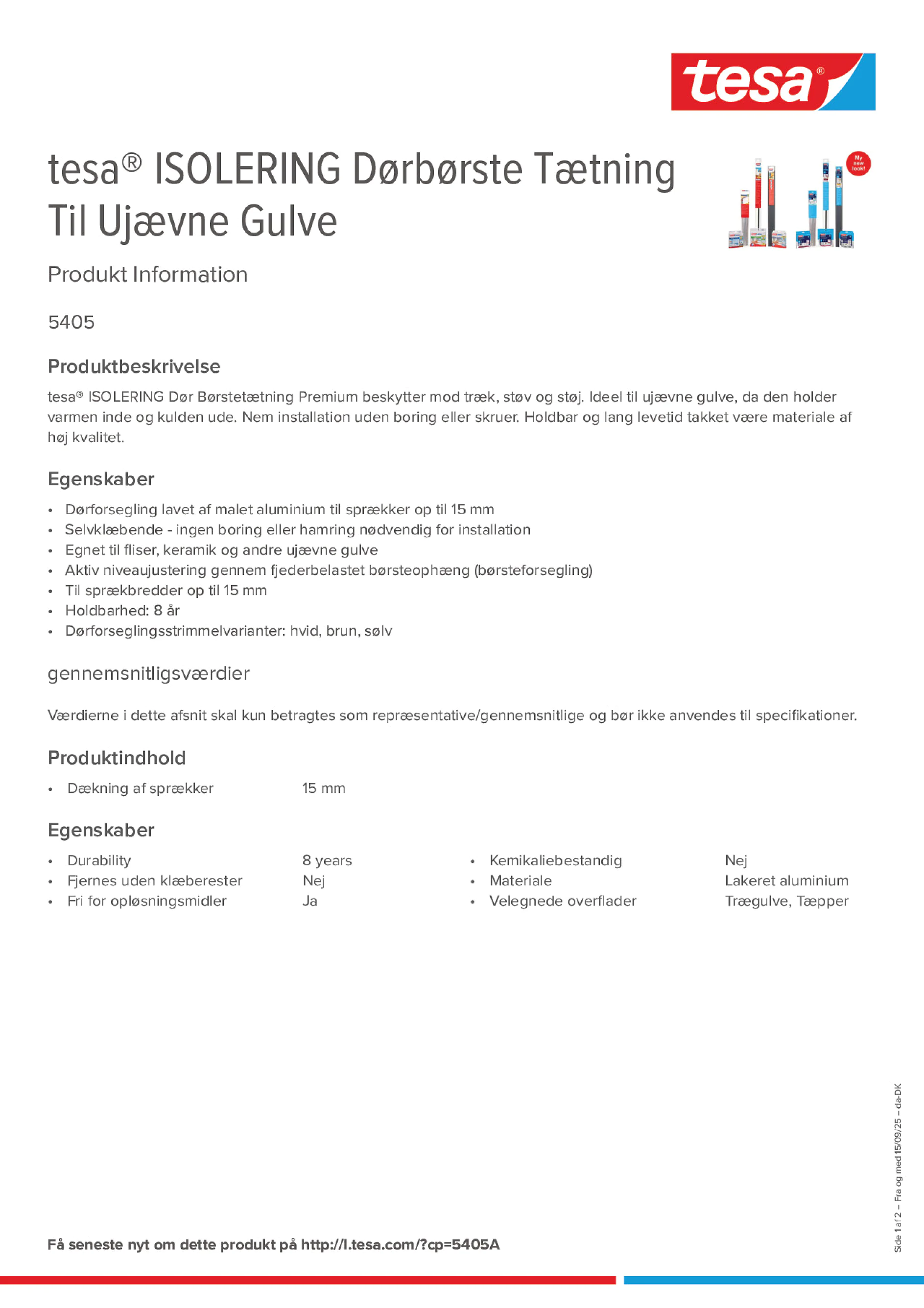 Product information_tesa® 05405_da-DK