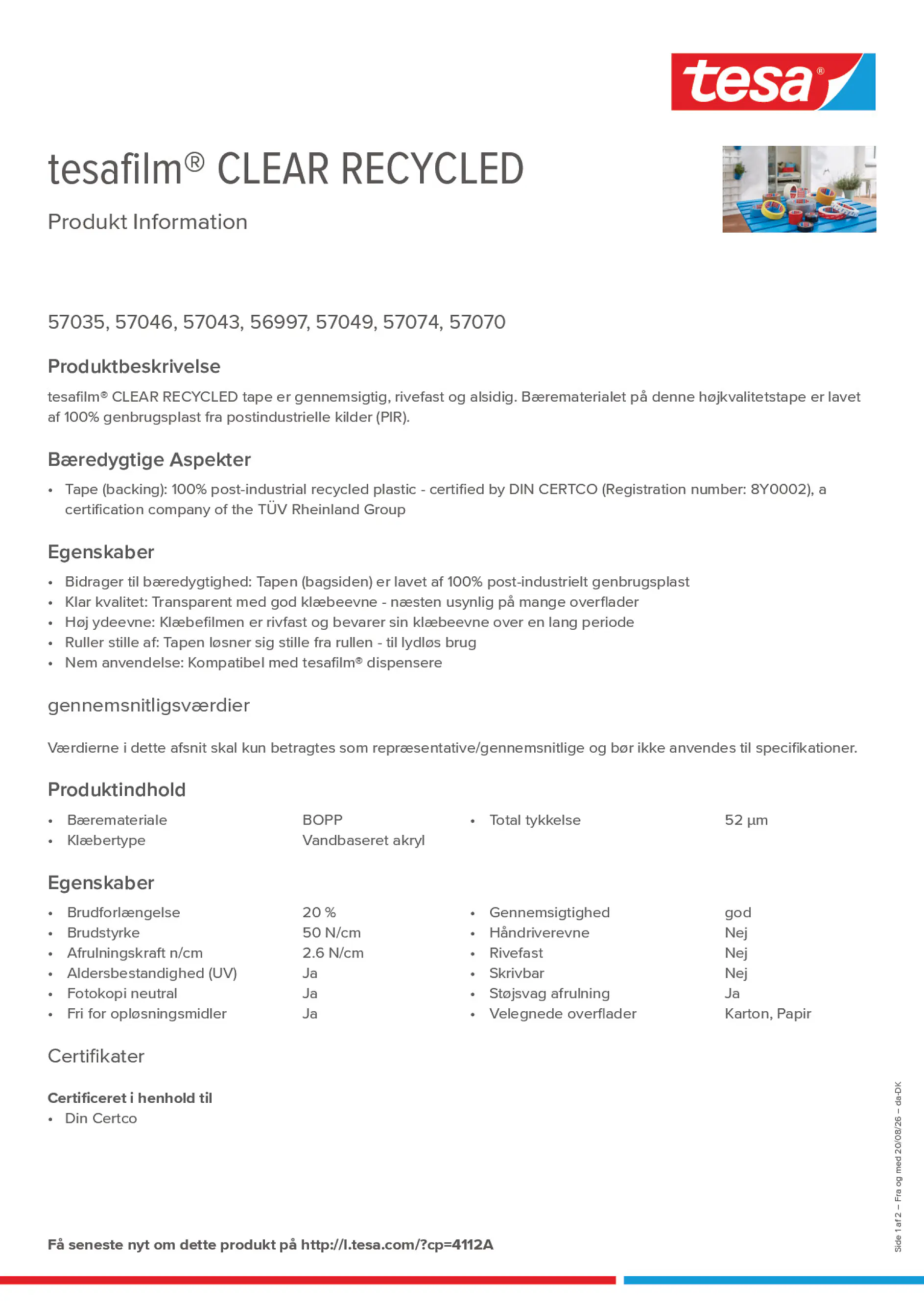 Product information_tesafilm® 57035_da-DK