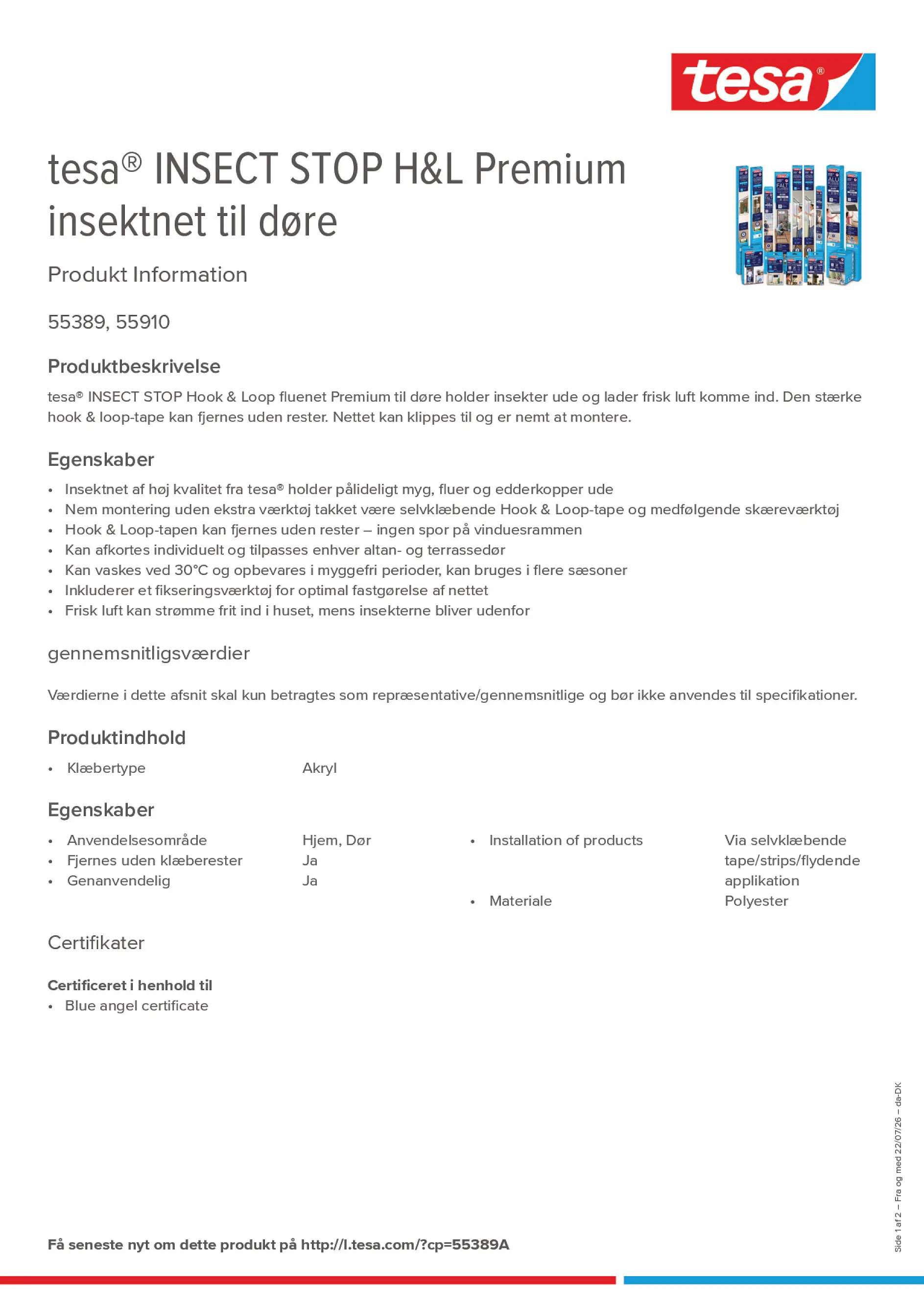 Product information_tesa® 55389A_da-DK
