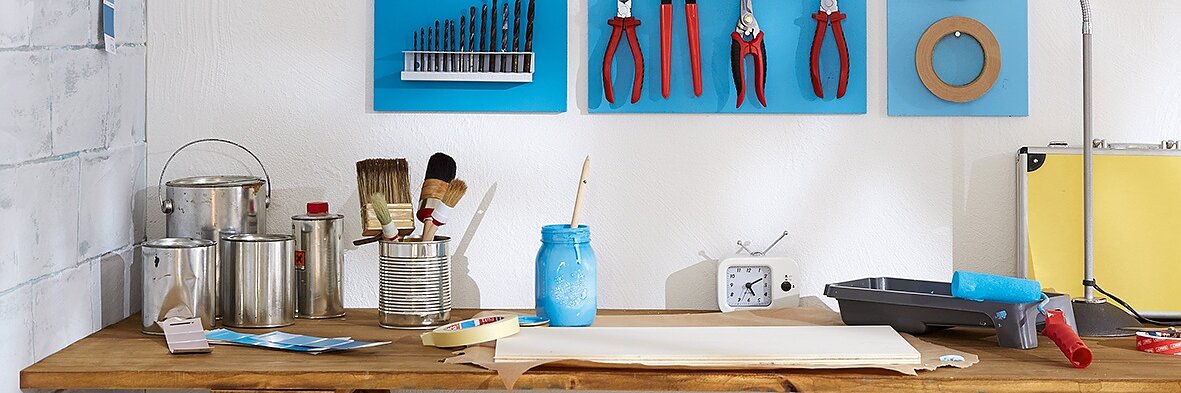 Übersichtliche Werkzeugwand selber machen.