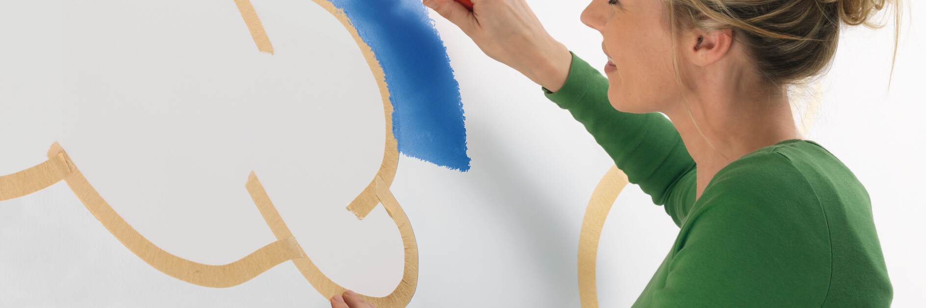 tesa® flexibles Malerkrepp für Kurven