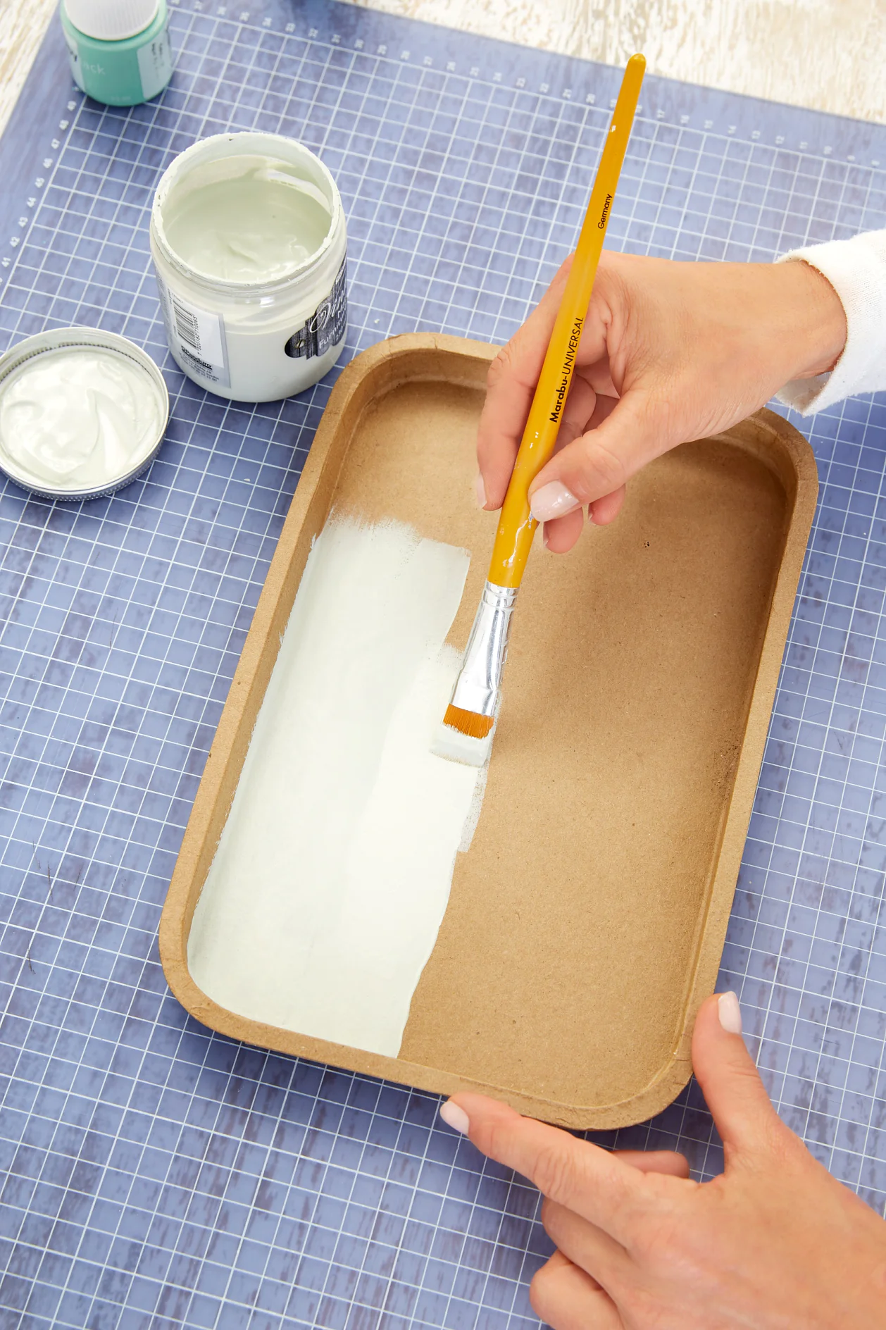 DIY Wall Tray Step 2: Paint